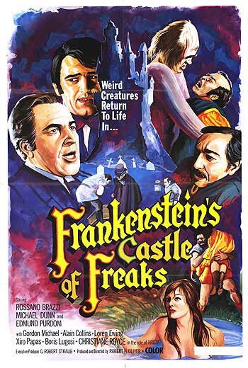 Frankenstein's Castle of Freaks Movie Poster