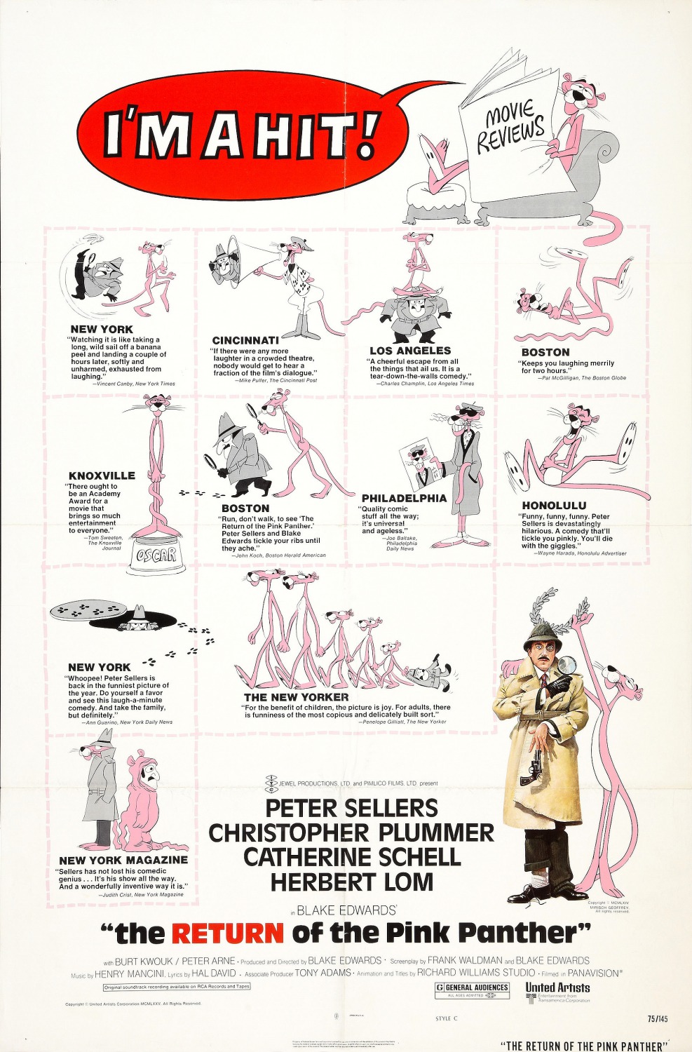 Extra Large Movie Poster Image for The Return of the Pink Panther (#4 of 7)