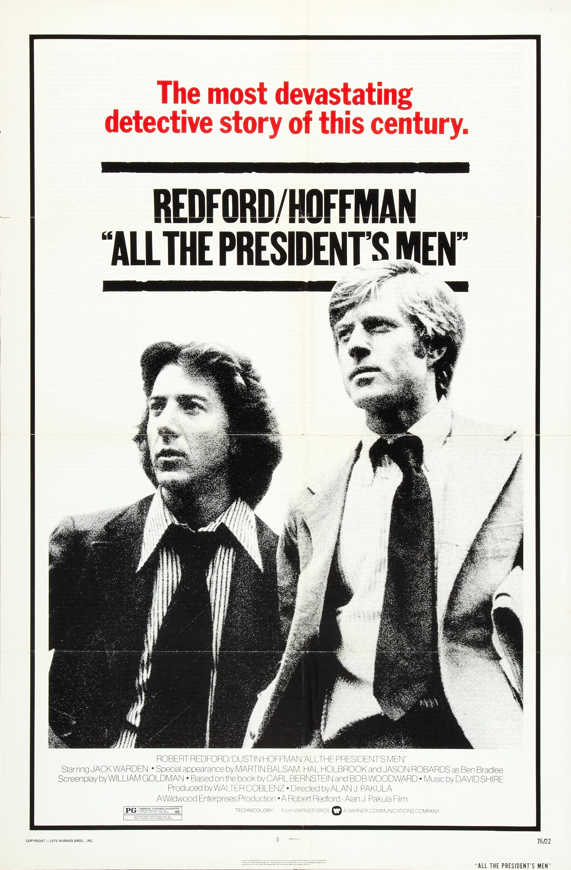 Mega Sized Movie Poster Image for All the President's Men 