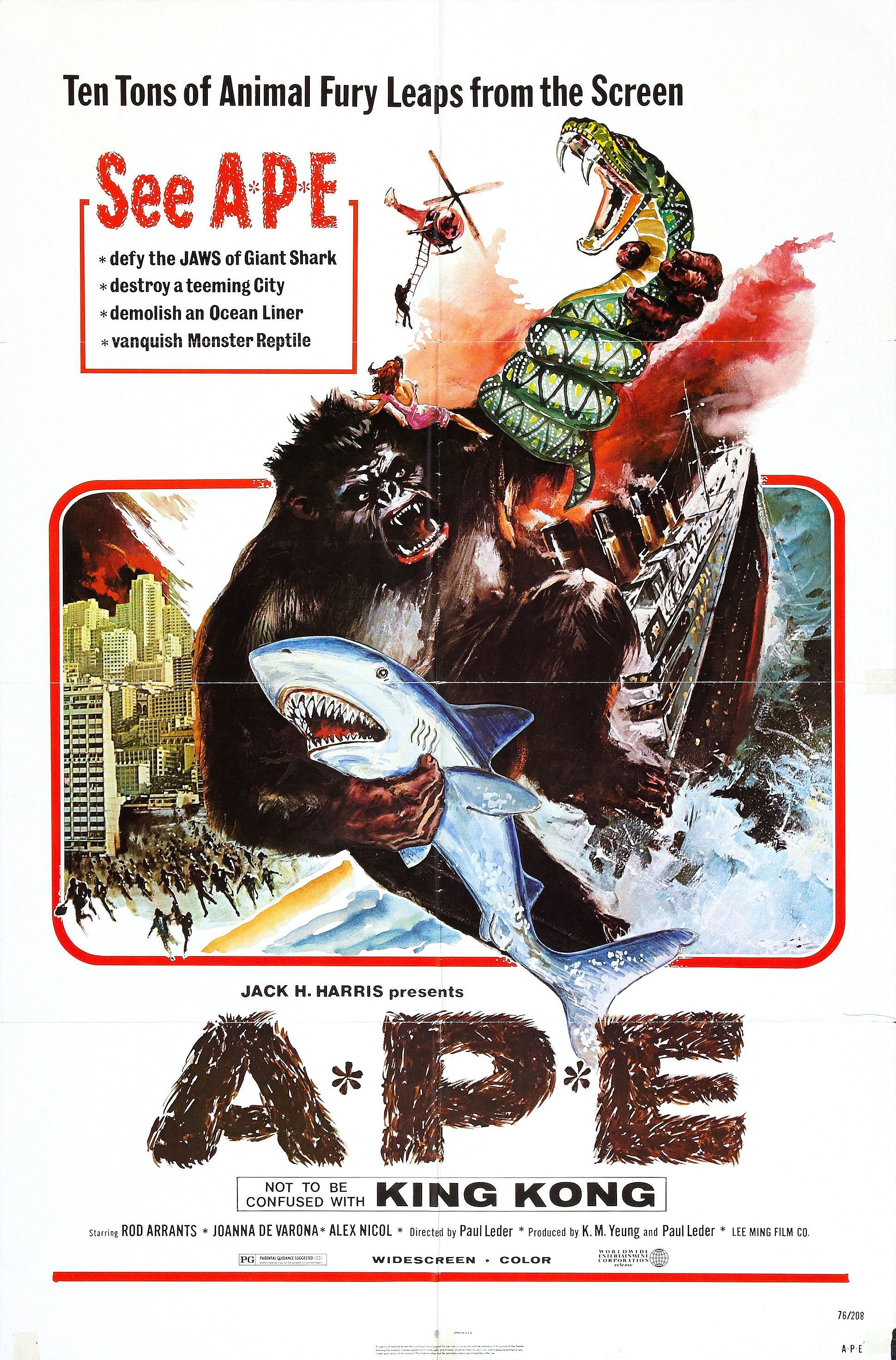 Mega Sized Movie Poster Image for Ape (#1 of 2)