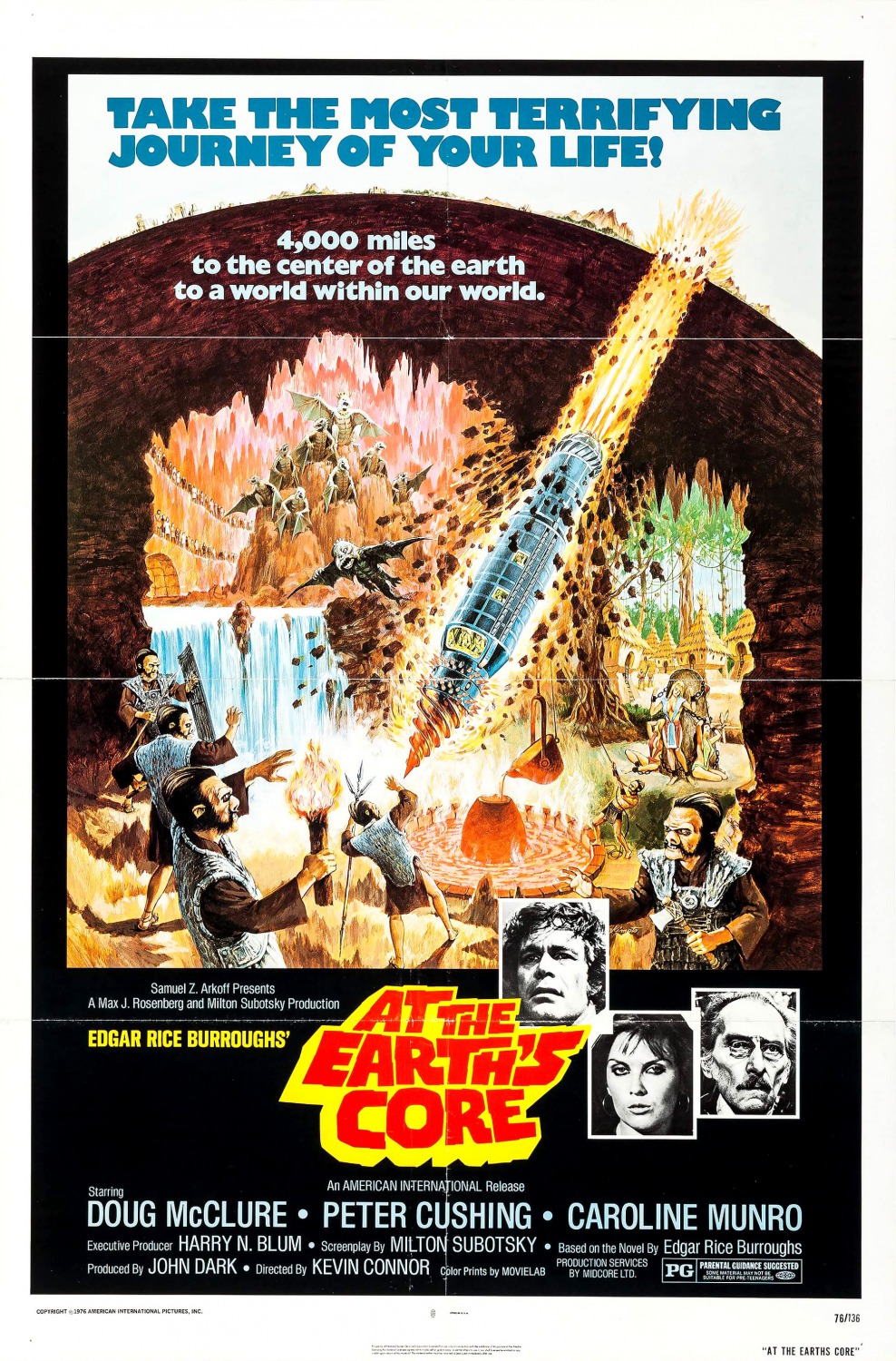 Extra Large Movie Poster Image for At the Earth's Core (#1 of 2)
