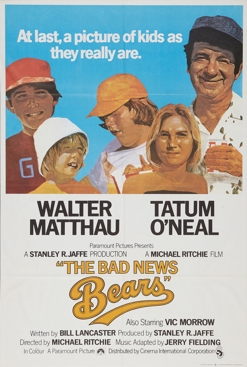 Extra Large Movie Poster Image for The Bad News Bears (#2 of 3)