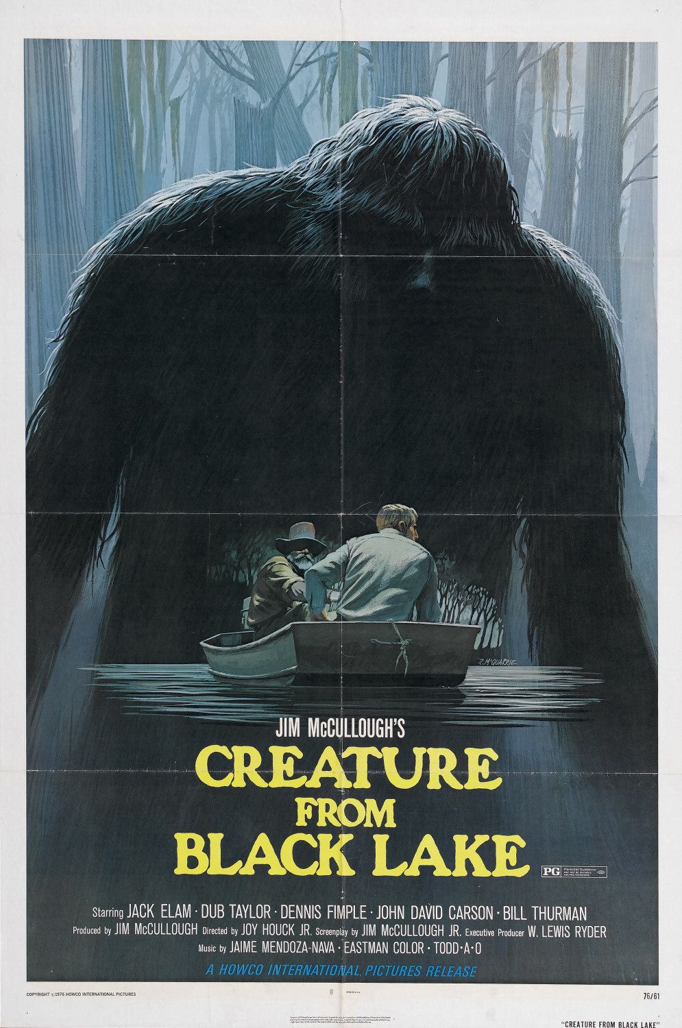 Extra Large Movie Poster Image for Creature from Black Lake 