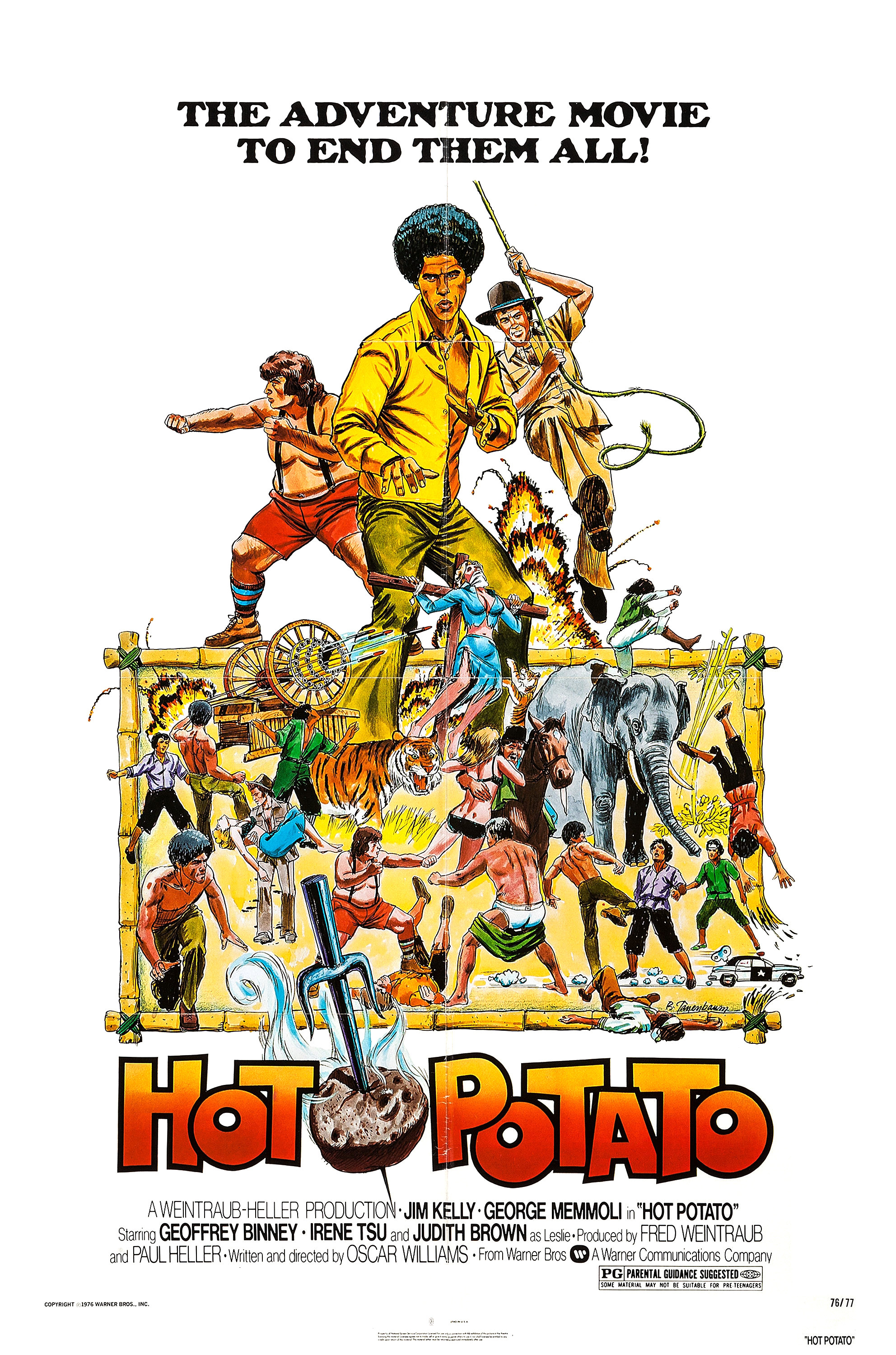 Mega Sized Movie Poster Image for Hot Potato 