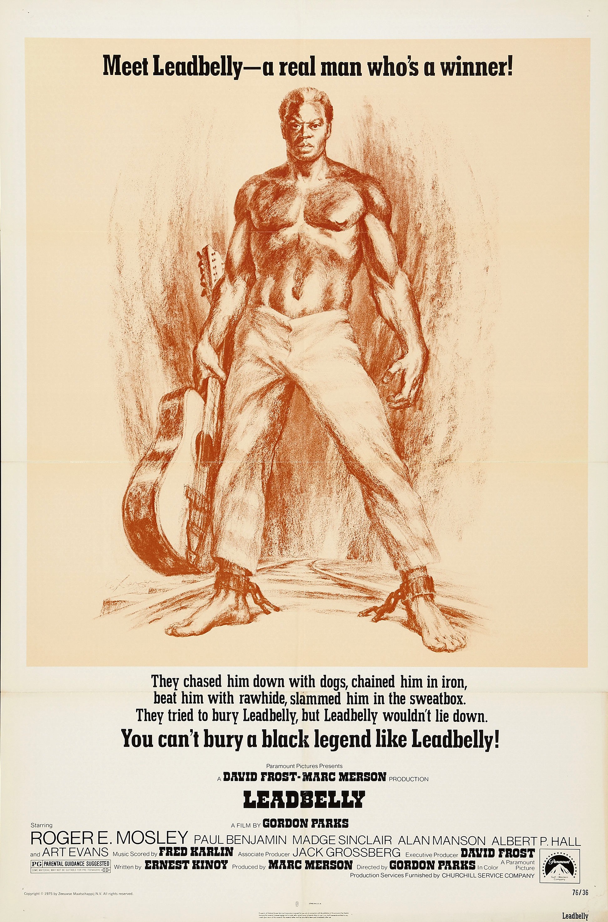 Mega Sized Movie Poster Image for Leadbelly 