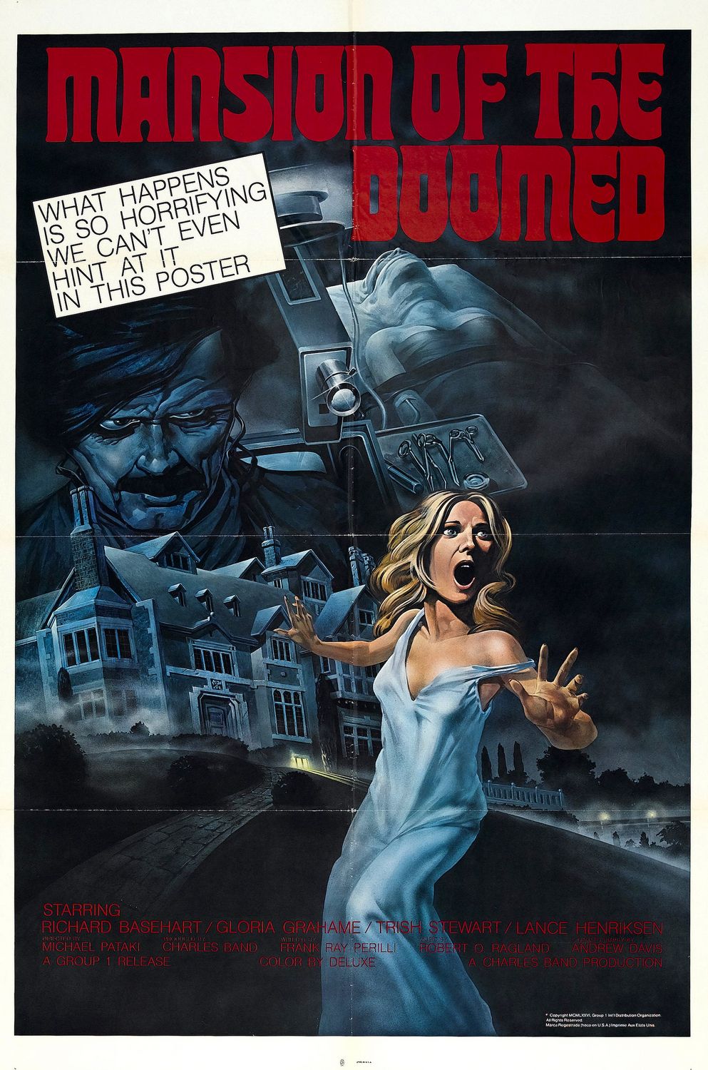 Extra Large Movie Poster Image for Mansion of the Doomed 