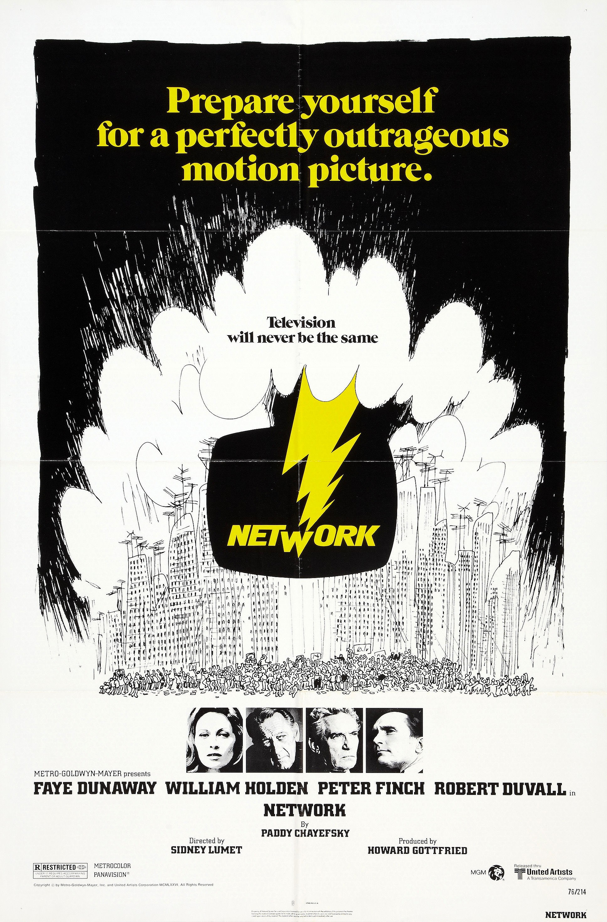 Mega Sized Movie Poster Image for Network (#1 of 2)