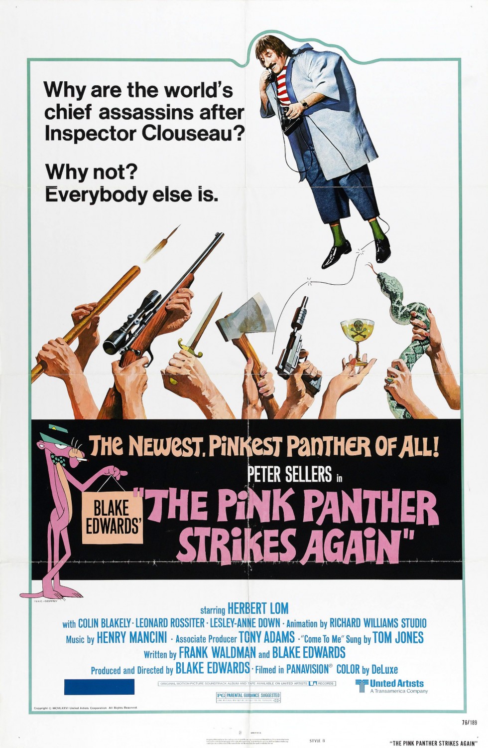Extra Large Movie Poster Image for The Pink Panther Strikes Again (#2 of 8)