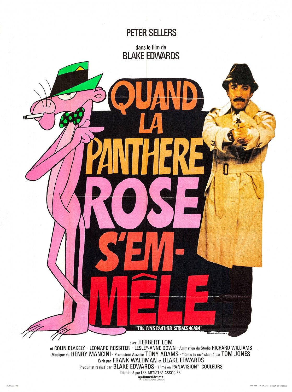 Extra Large Movie Poster Image for The Pink Panther Strikes Again (#3 of 8)