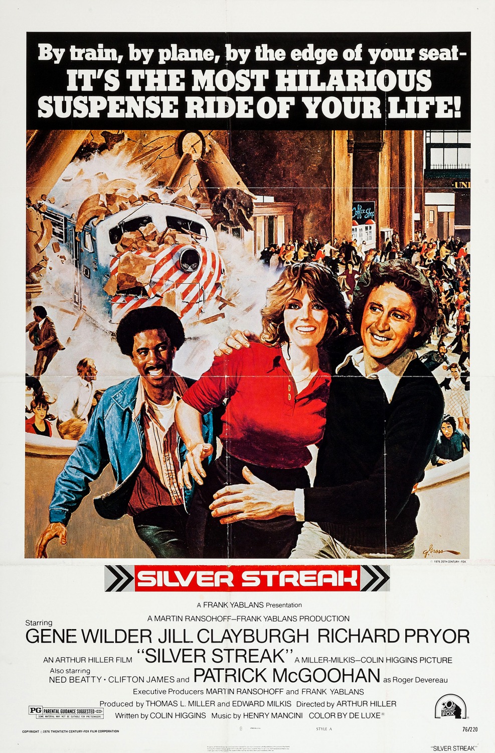 Extra Large Movie Poster Image for Silver Streak 