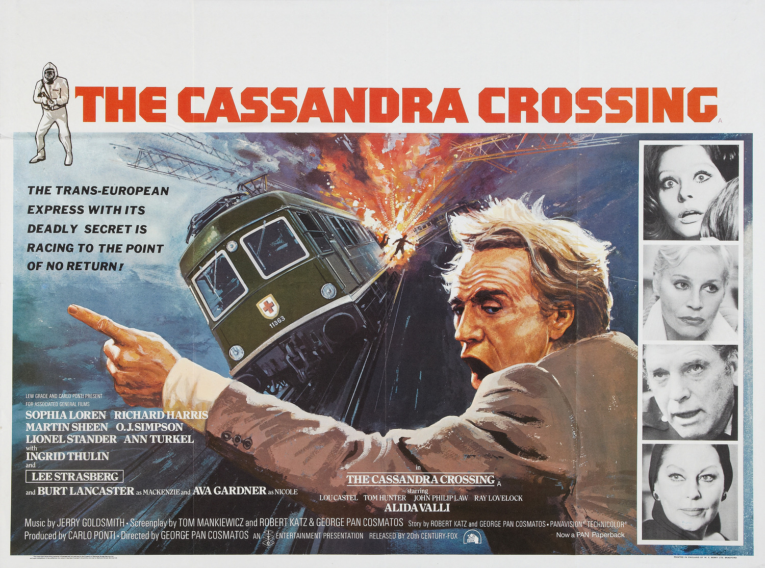 Extra Large Movie Poster Image for The Cassandra Crossing (#2 of 2)