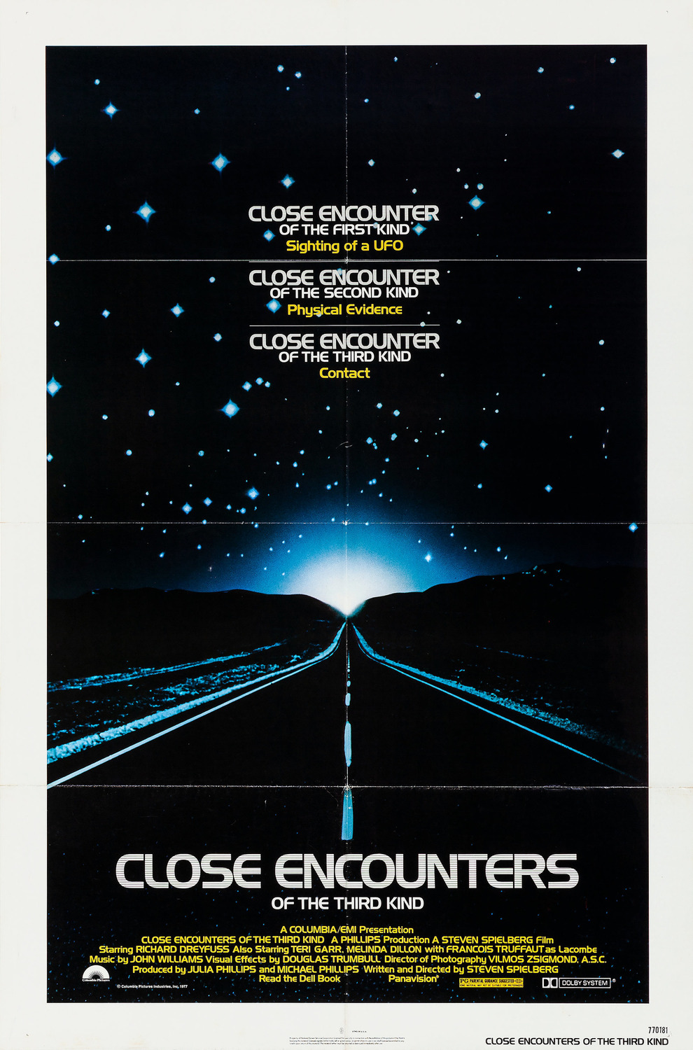 Extra Large Movie Poster Image for Close Encounters of the Third Kind (#1 of 7)