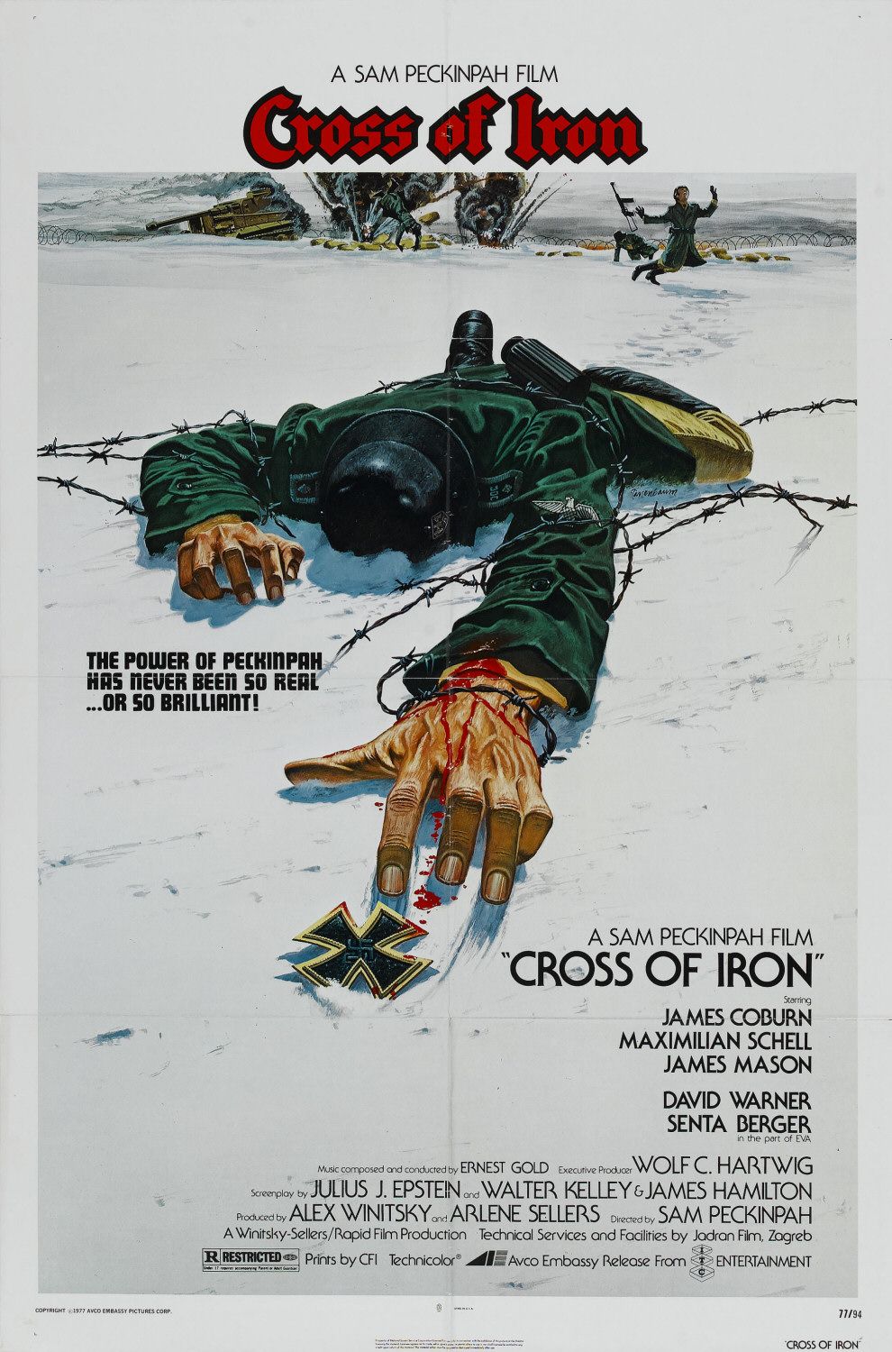 Extra Large Movie Poster Image for Cross of Iron (#1 of 2)