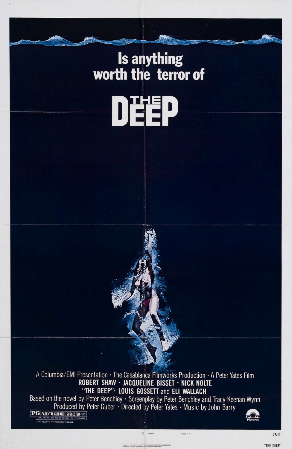 Extra Large Movie Poster Image for The Deep (#1 of 3)