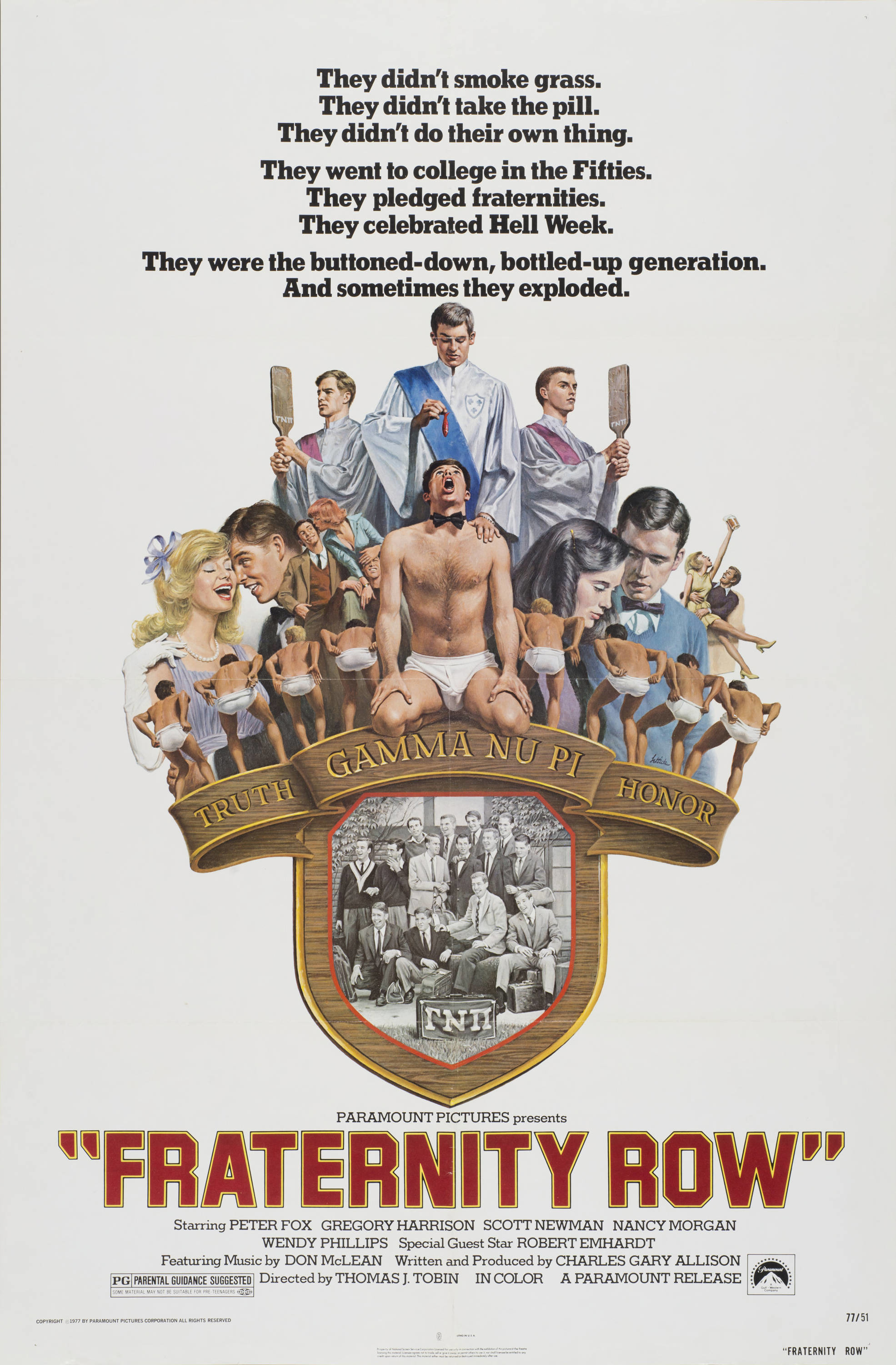 Mega Sized Movie Poster Image for Fraternity Row 