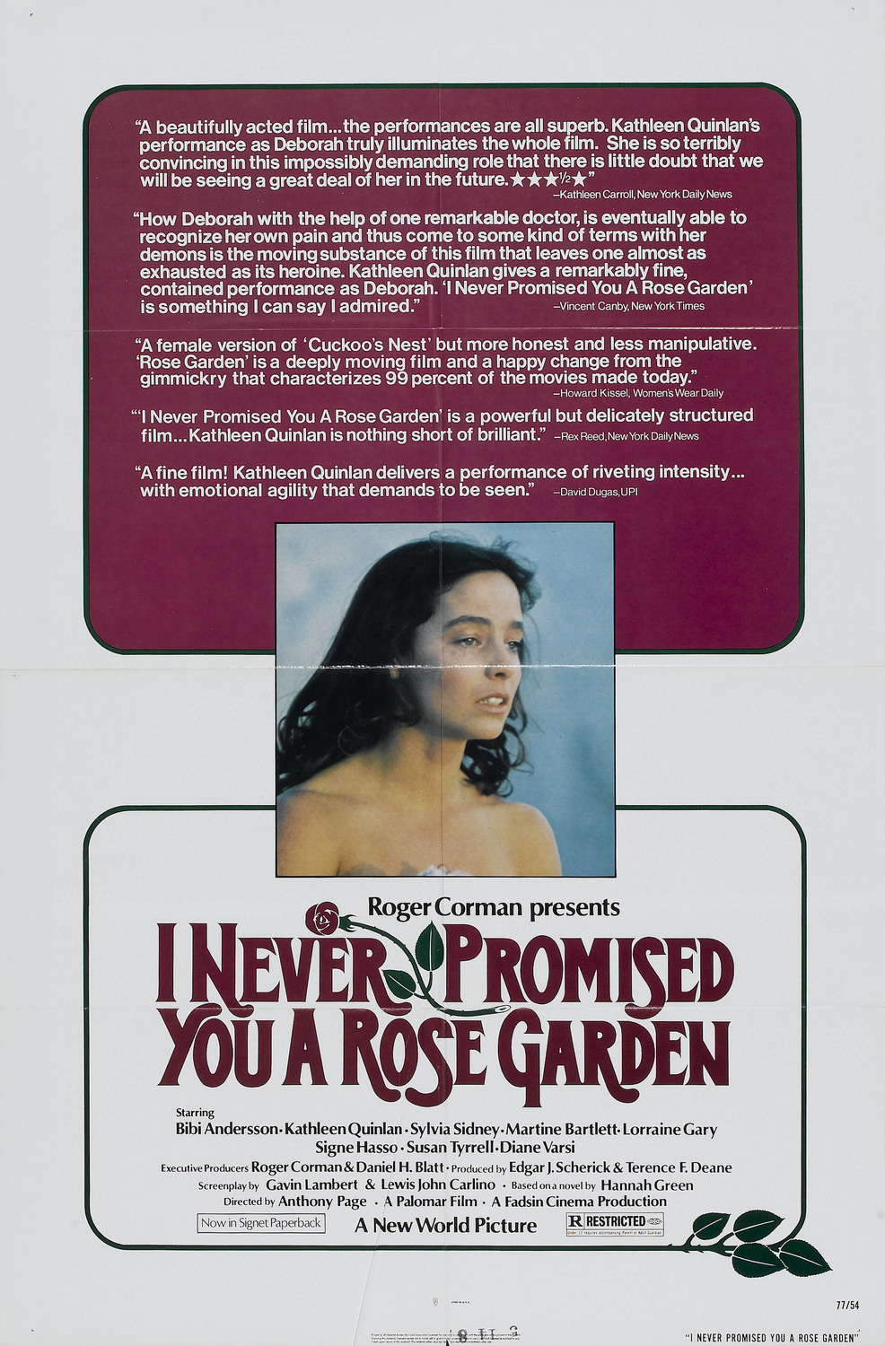 Extra Large Movie Poster Image for I Never Promised You a Rose Garden 