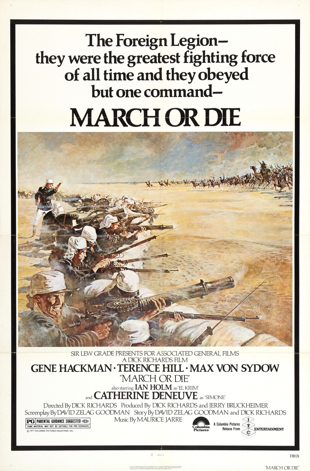 Extra Large Movie Poster Image for March or Die (#1 of 4)