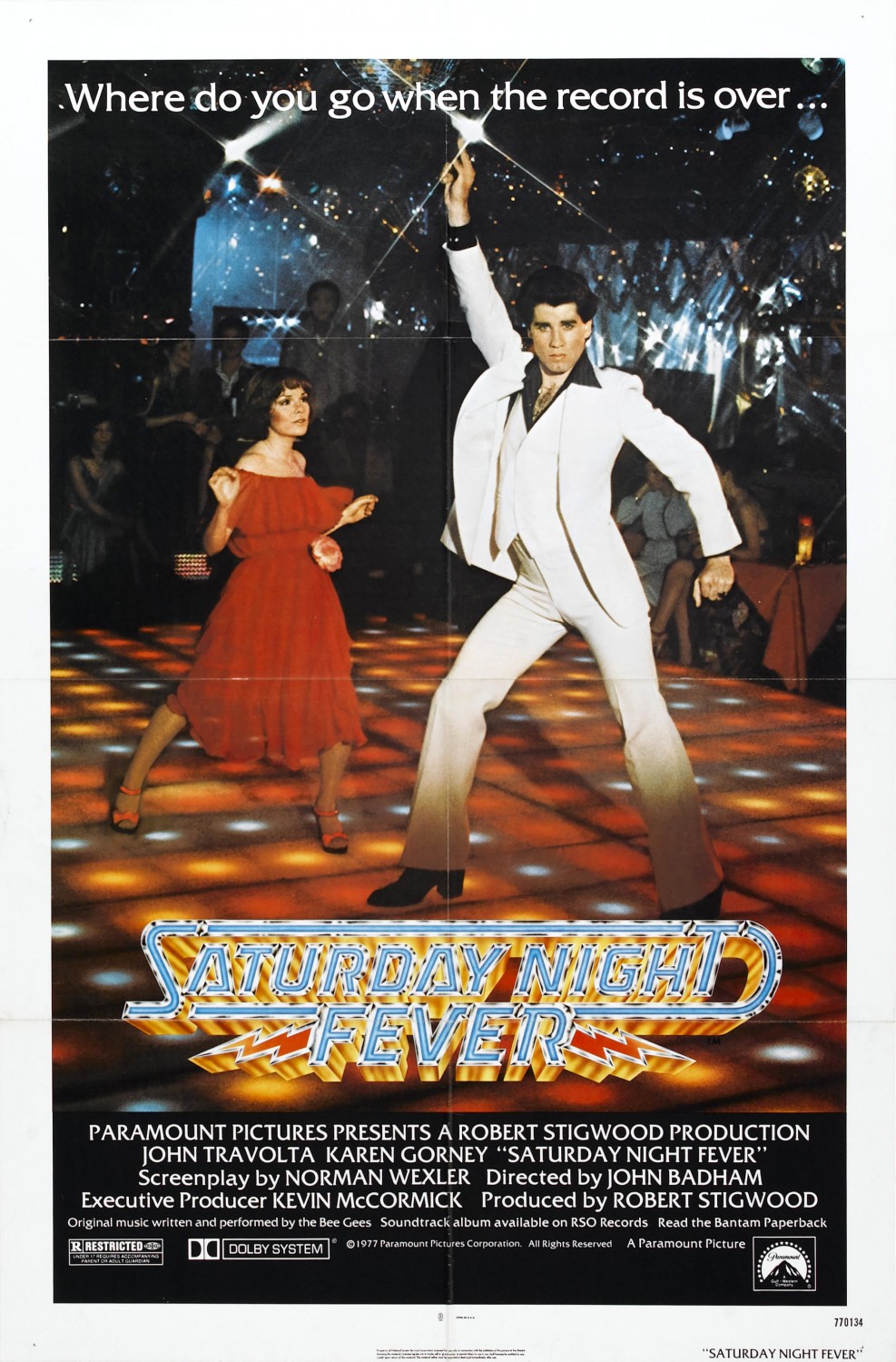Extra Large Movie Poster Image for Saturday Night Fever (#1 of 2)