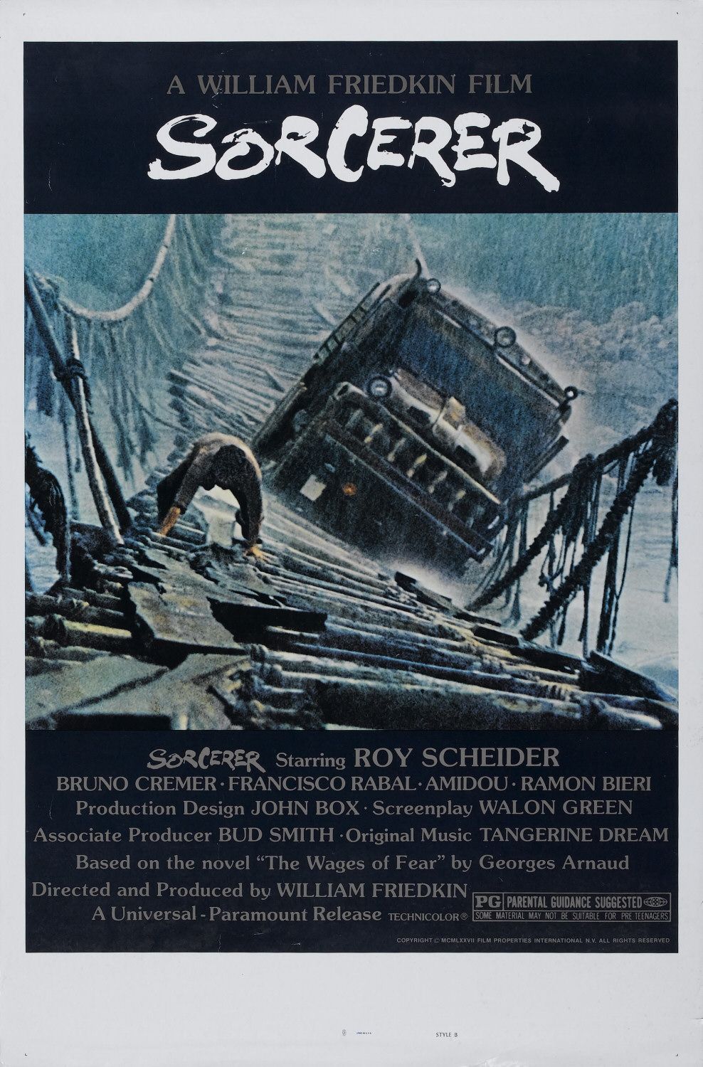 Extra Large Movie Poster Image for Sorcerer (#1 of 3)