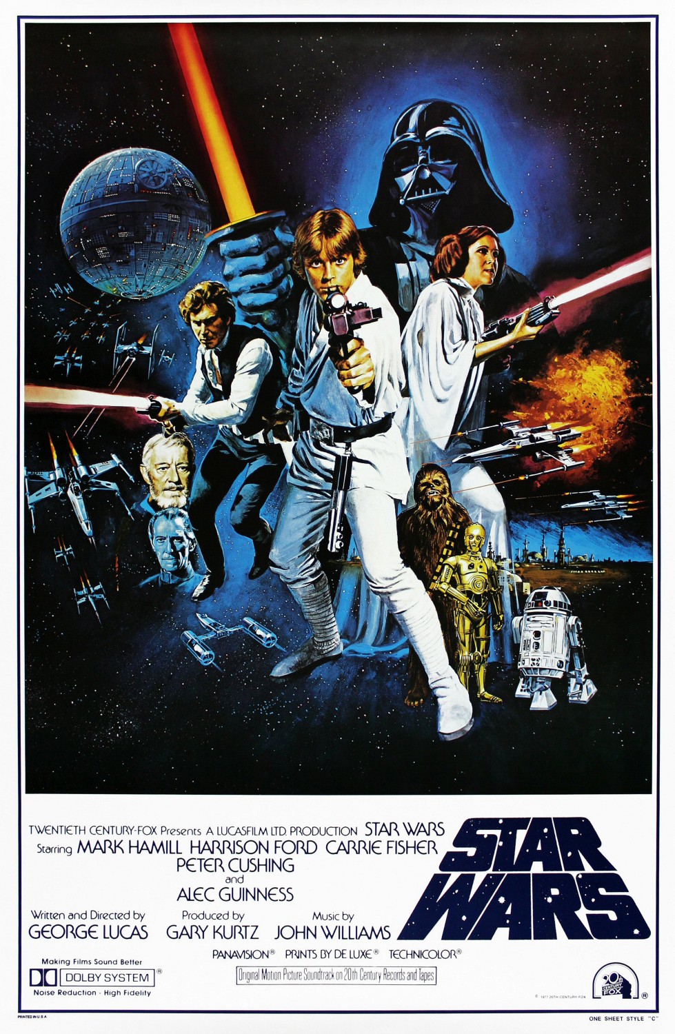 La Guerra De Las Galaxias Cartel Decor 02 Poster A3 Star Wars Episode IV 