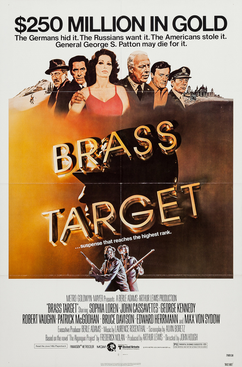 Extra Large Movie Poster Image for Brass Target (#2 of 3)