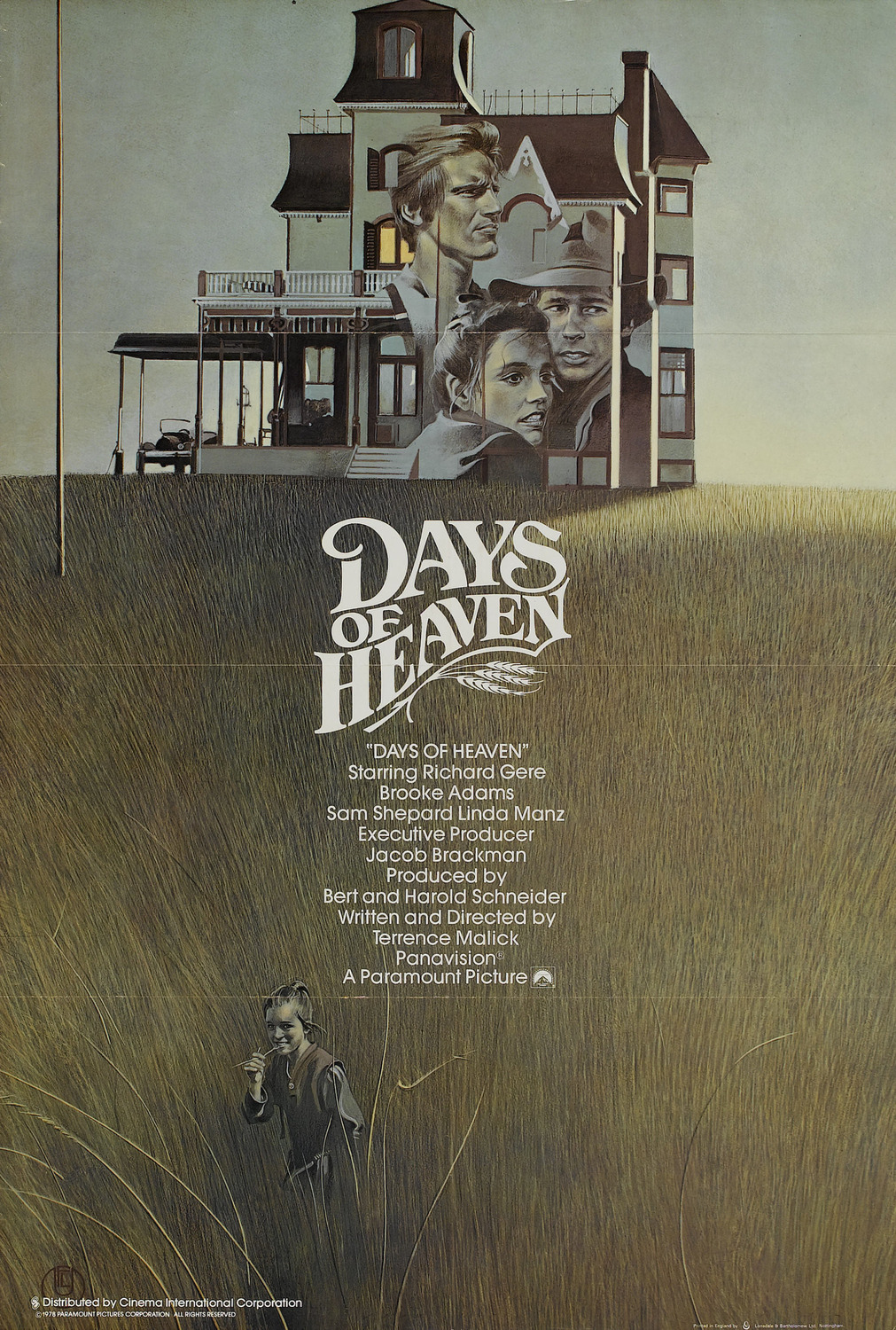 Extra Large Movie Poster Image for Days of Heaven (#2 of 4)
