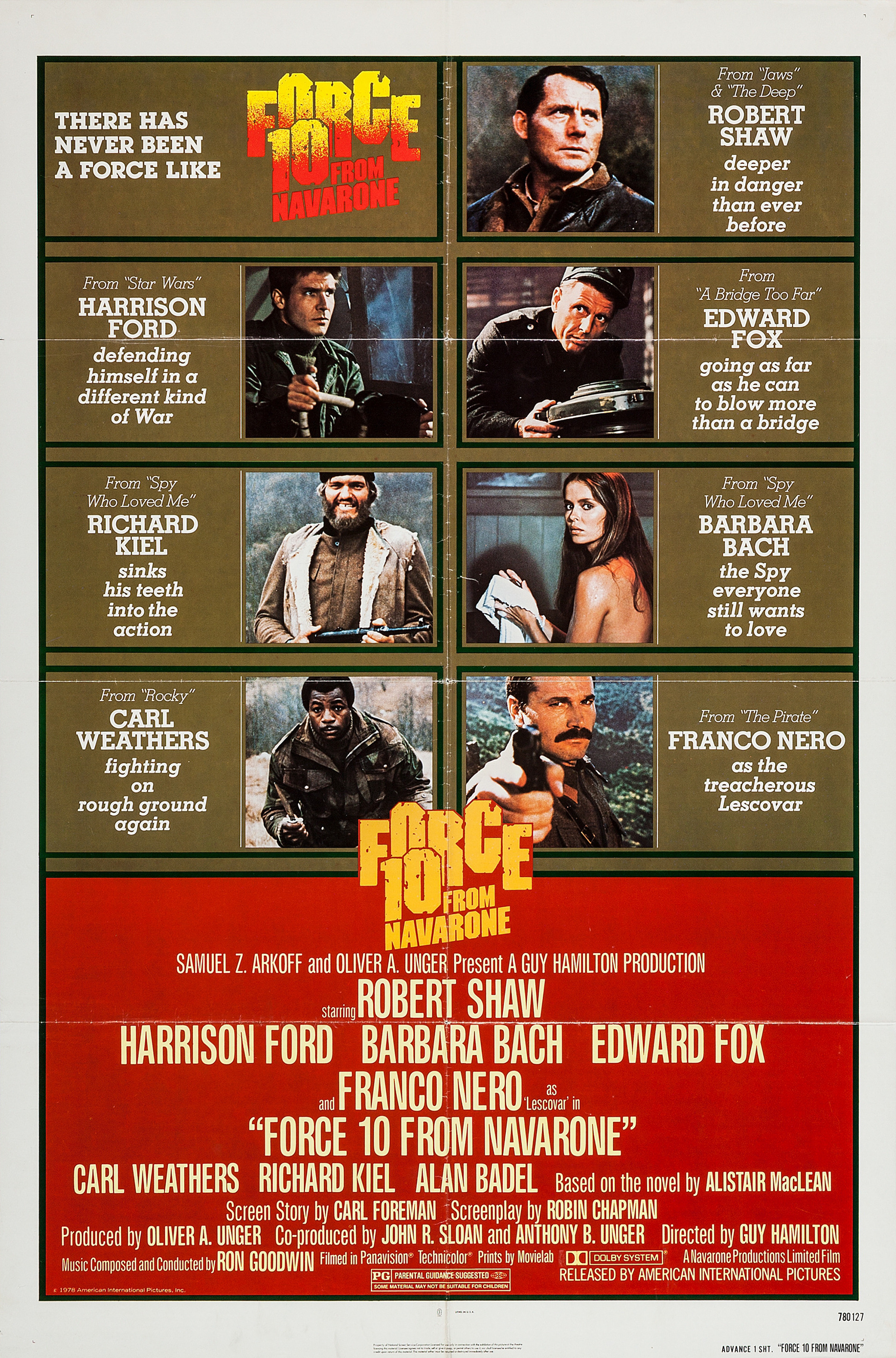 Mega Sized Movie Poster Image for Force 10 From Navarone (#1 of 3)