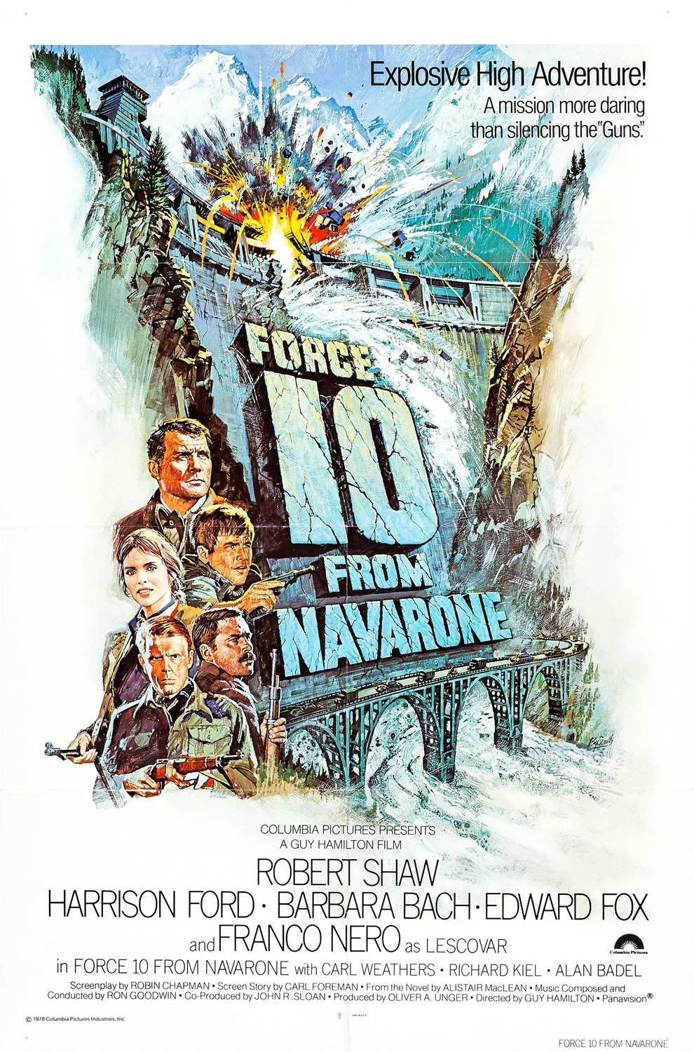 Extra Large Movie Poster Image for Force 10 From Navarone (#3 of 3)