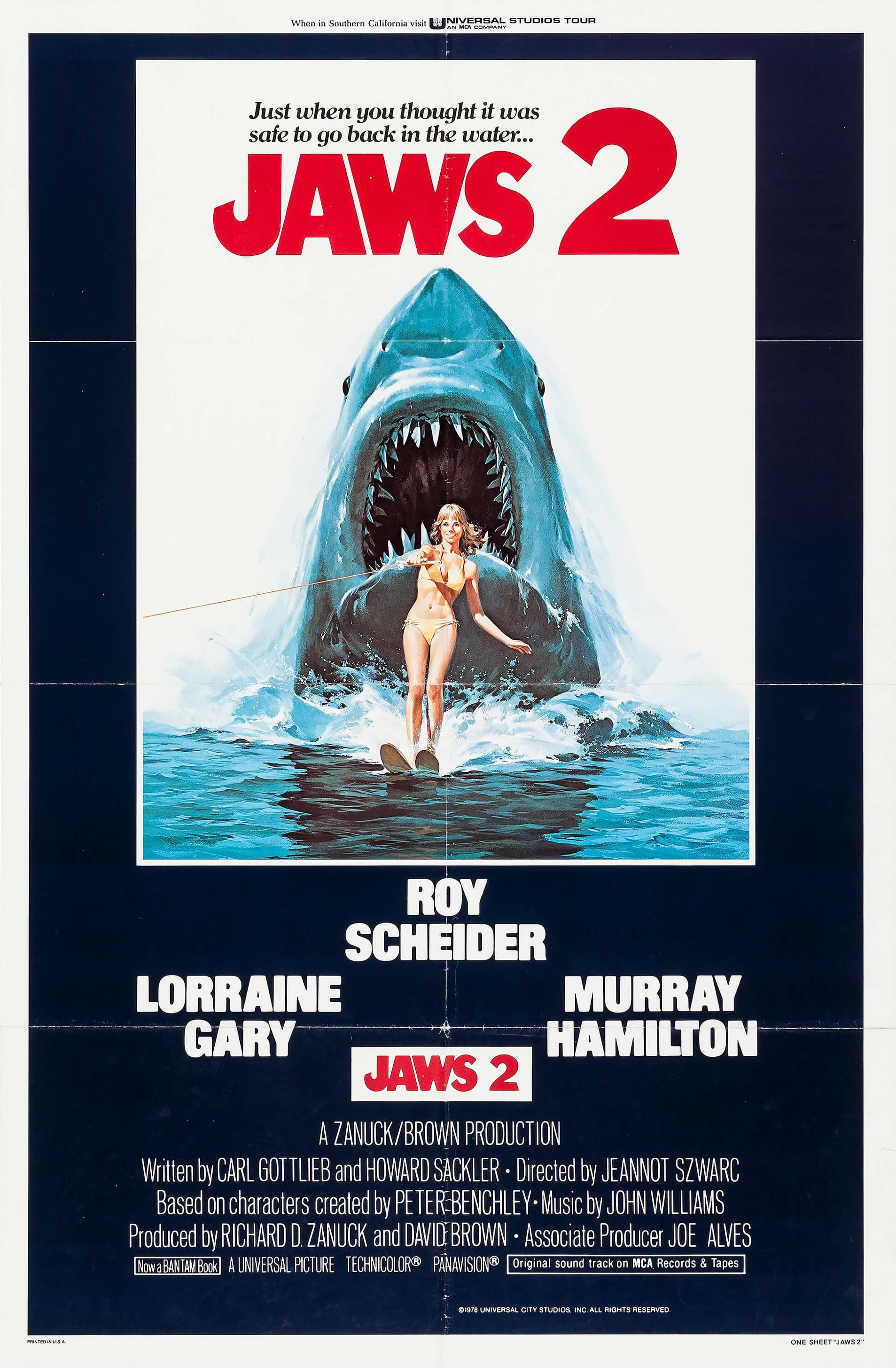 Mega Sized Movie Poster Image for Jaws 2 (#3 of 6)