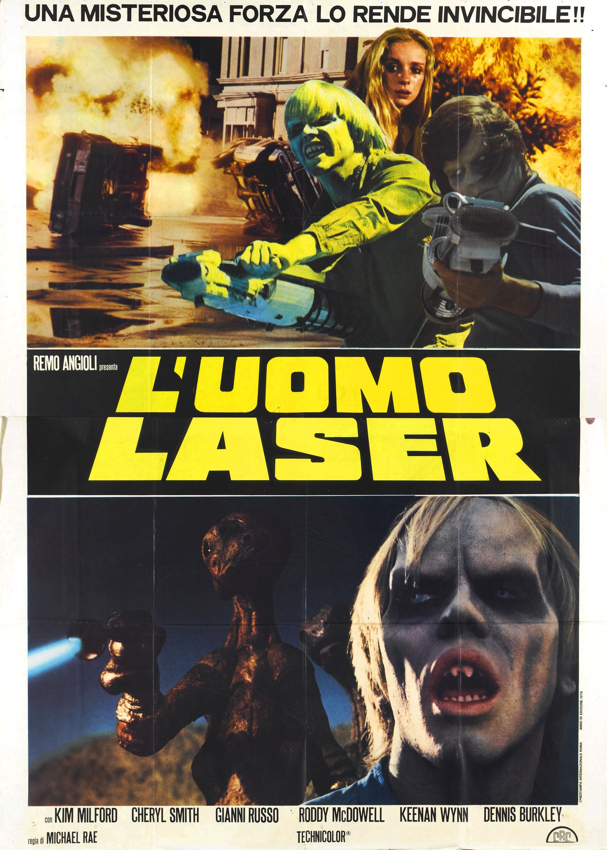 Mega Sized Movie Poster Image for Laserblast (#2 of 2)