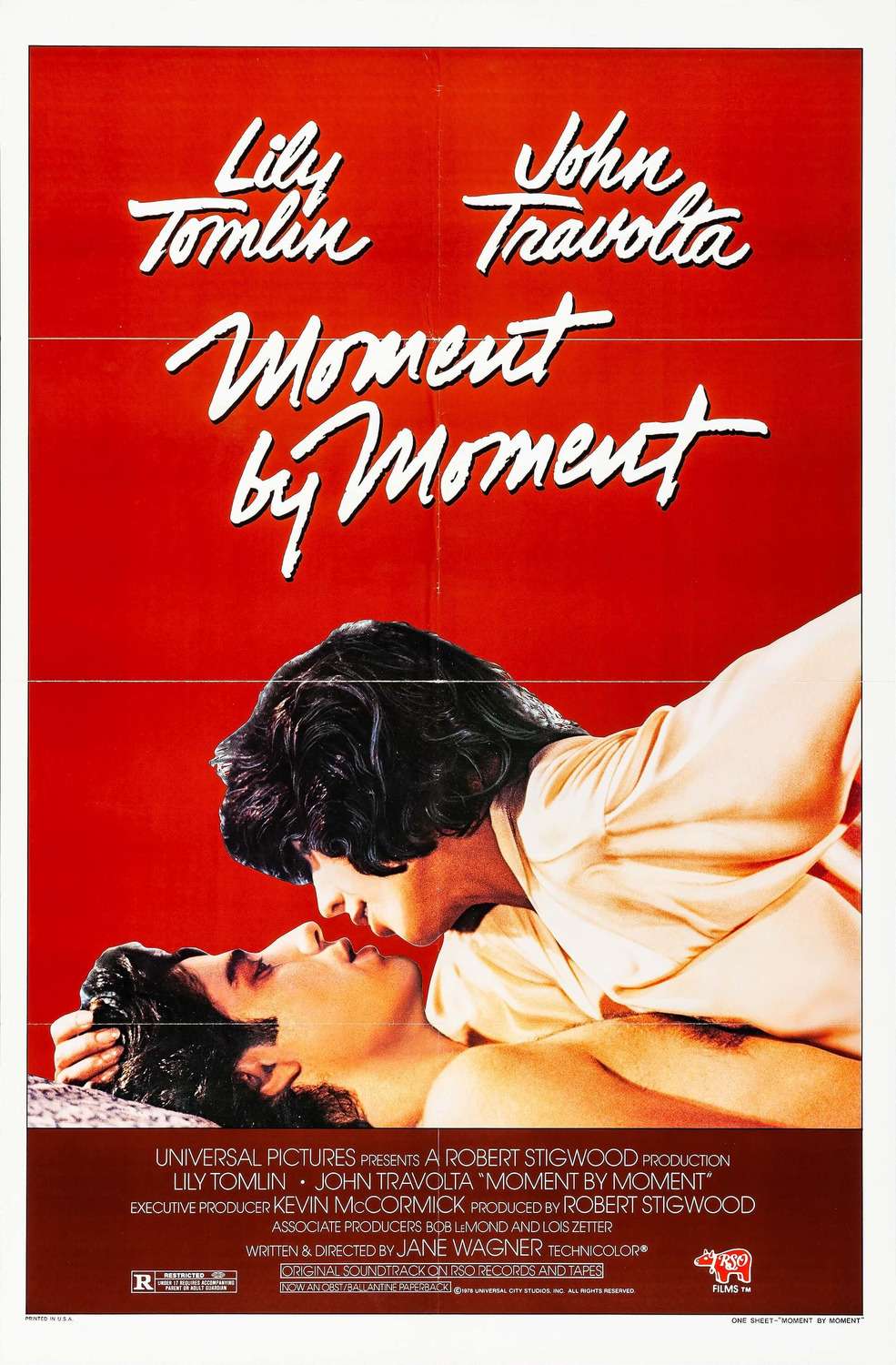 Extra Large Movie Poster Image for Moment by Moment 