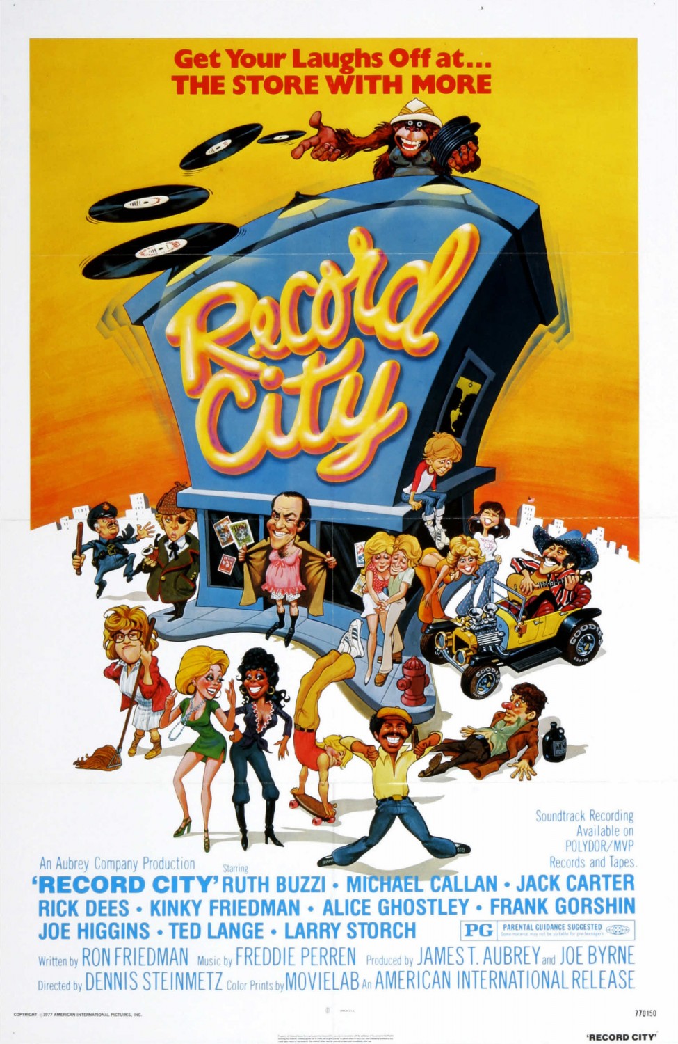 Extra Large Movie Poster Image for Record City 