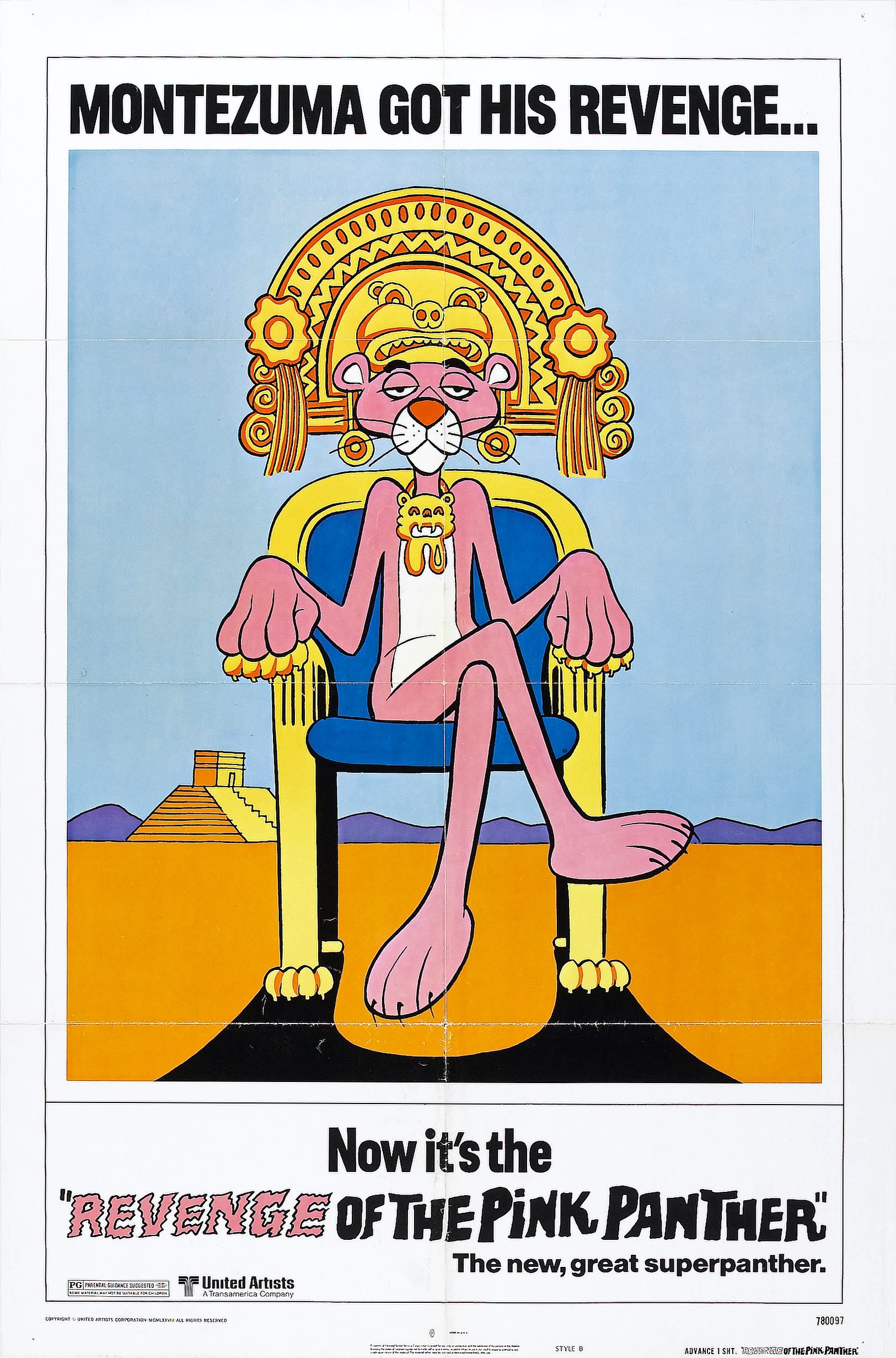 Mega Sized Movie Poster Image for Revenge of the Pink Panther (#2 of 4)
