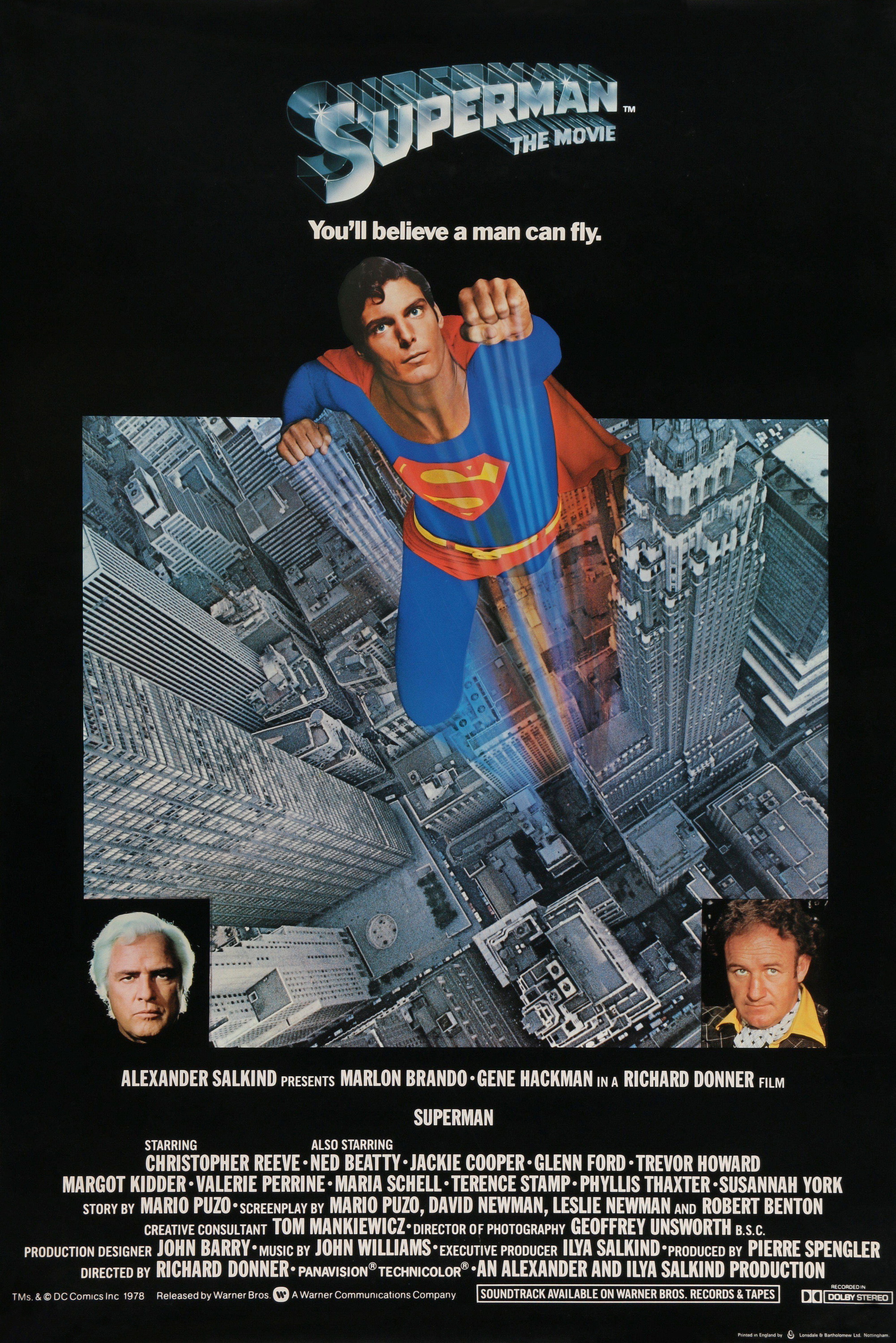 Mega Sized Movie Poster Image for Superman (#2 of 6)