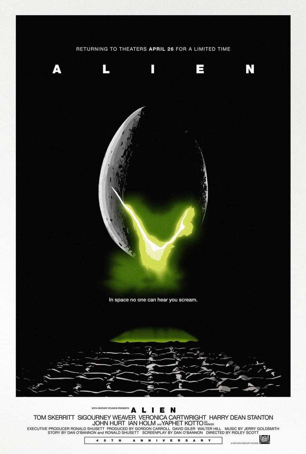 Extra Large Movie Poster Image for Alien (#2 of 5)