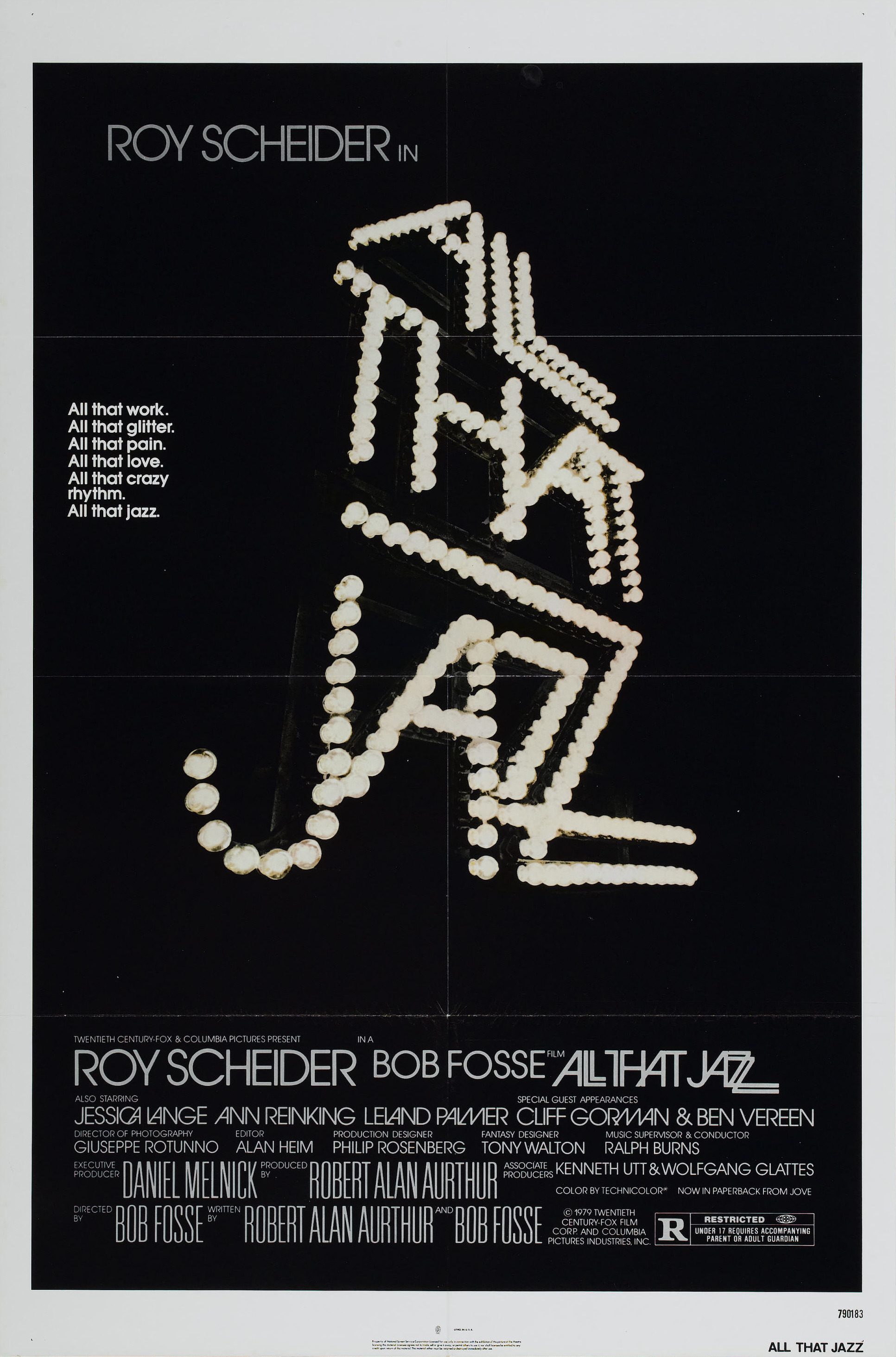Mega Sized Movie Poster Image for All That Jazz (#1 of 2)