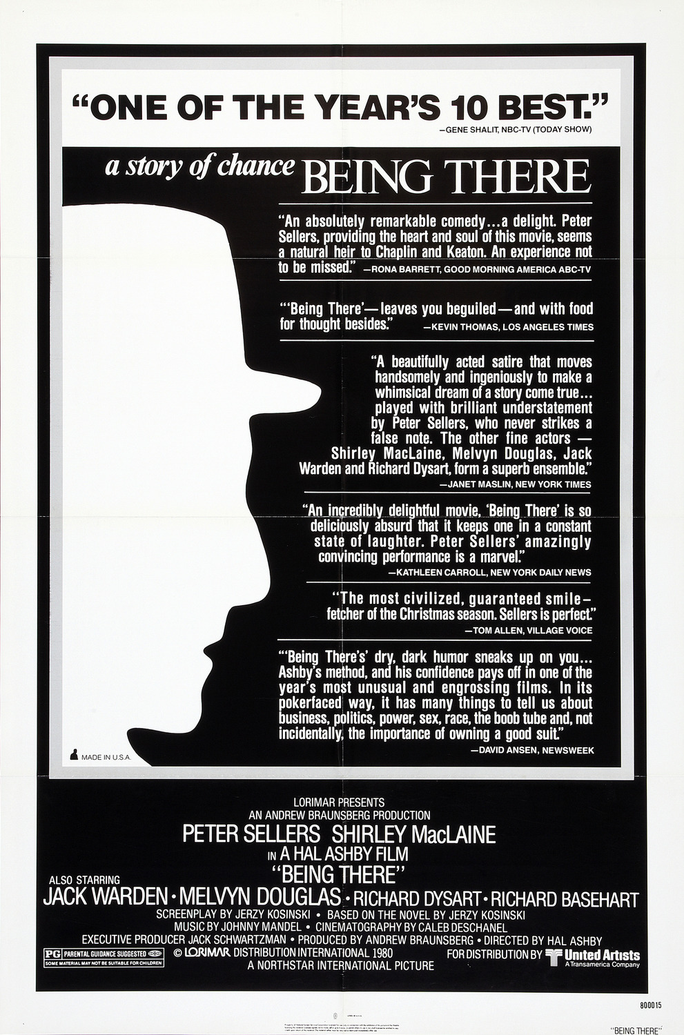 Extra Large Movie Poster Image for Being There (#1 of 4)