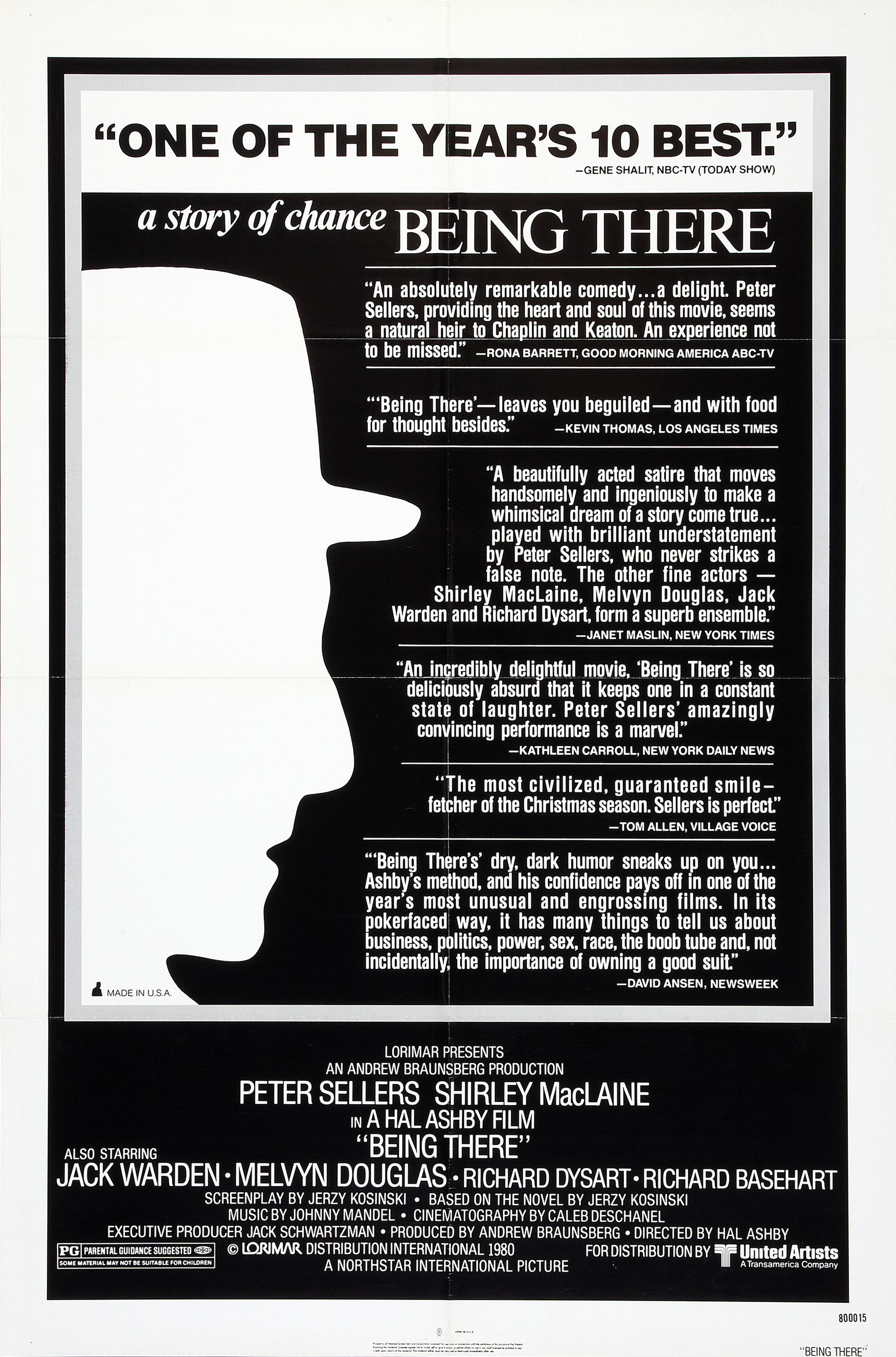 Mega Sized Movie Poster Image for Being There (#1 of 4)