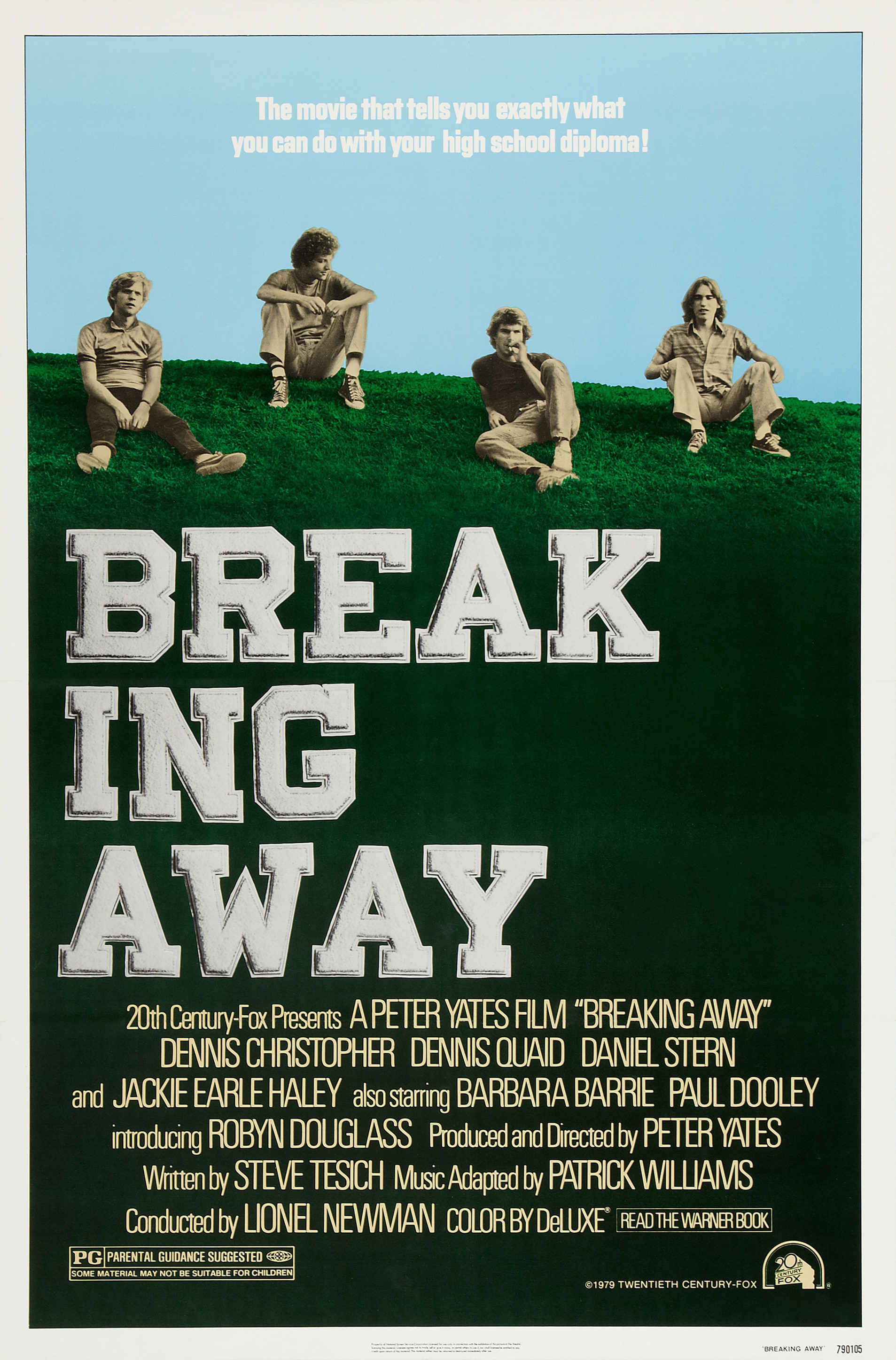 Mega Sized Movie Poster Image for Breaking Away 