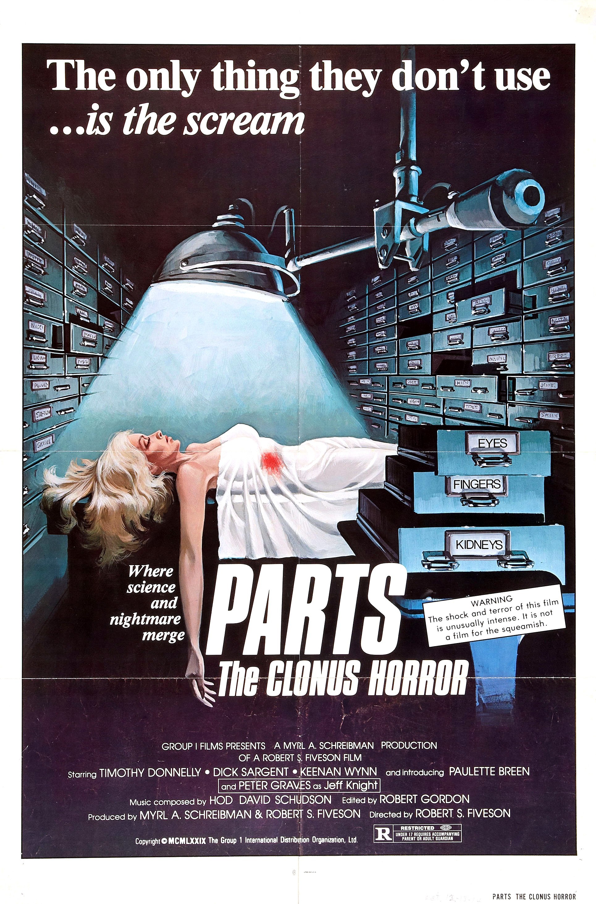 Mega Sized Movie Poster Image for The Clonus Horror 