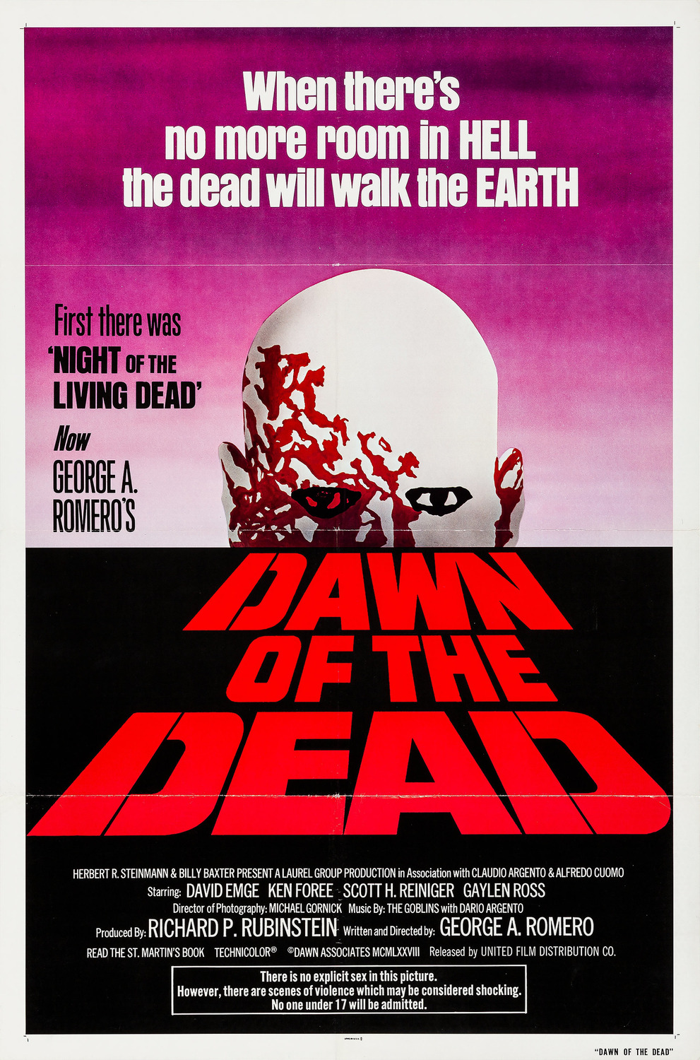 Extra Large Movie Poster Image for Dawn of the Dead (#1 of 3)