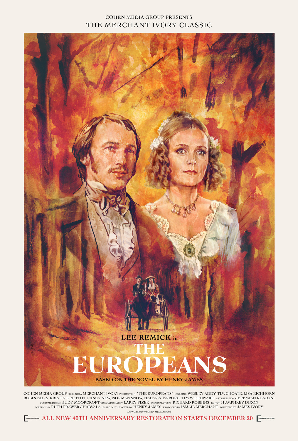 Extra Large Movie Poster Image for The Europeans (#2 of 2)