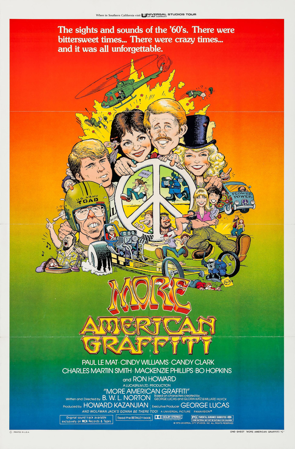 Extra Large Movie Poster Image for More American Graffiti (#1 of 3)