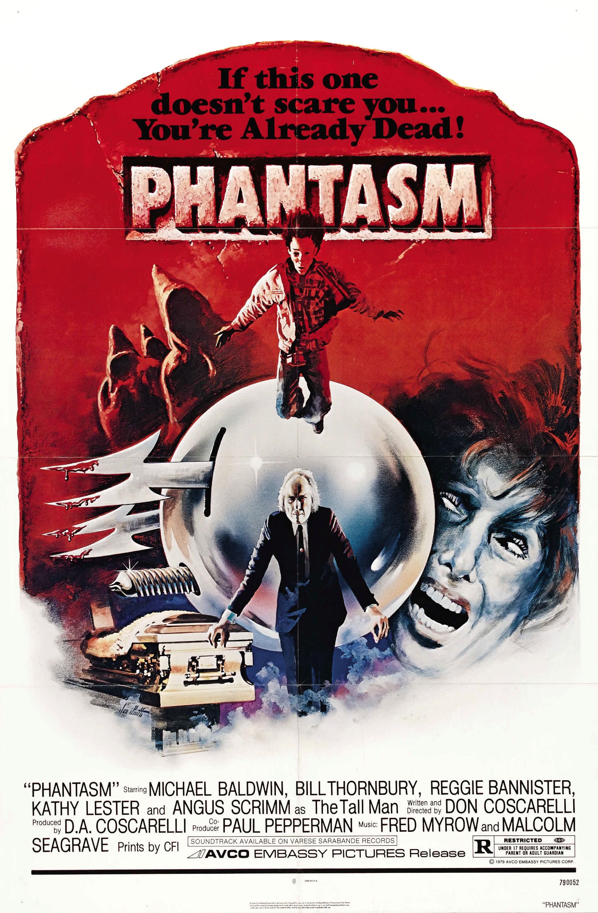 Mega Sized Movie Poster Image for Phantasm (#1 of 4)