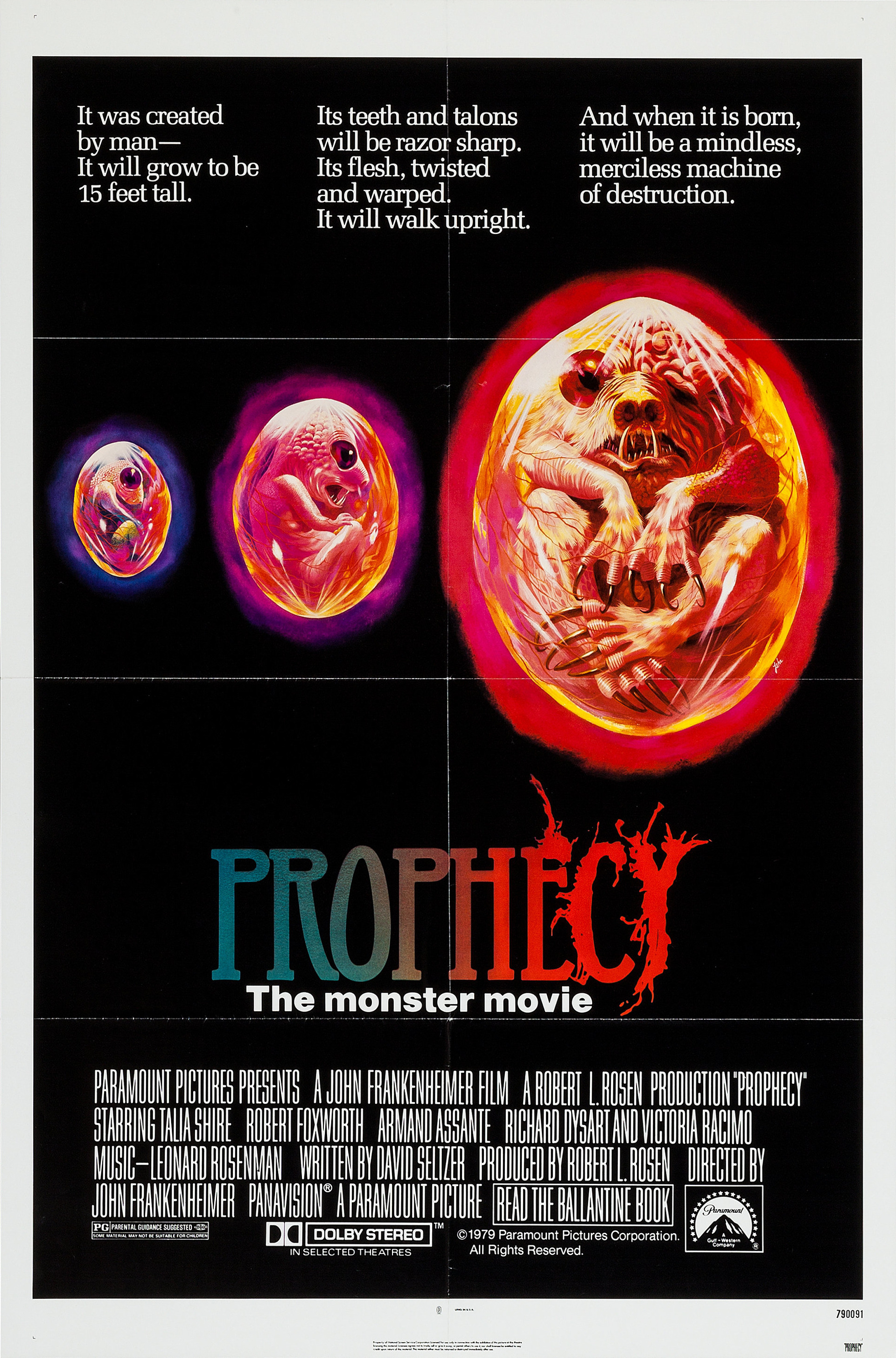Mega Sized Movie Poster Image for Prophecy (#2 of 2)
