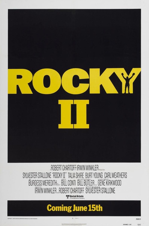 Rocky II Movie Poster