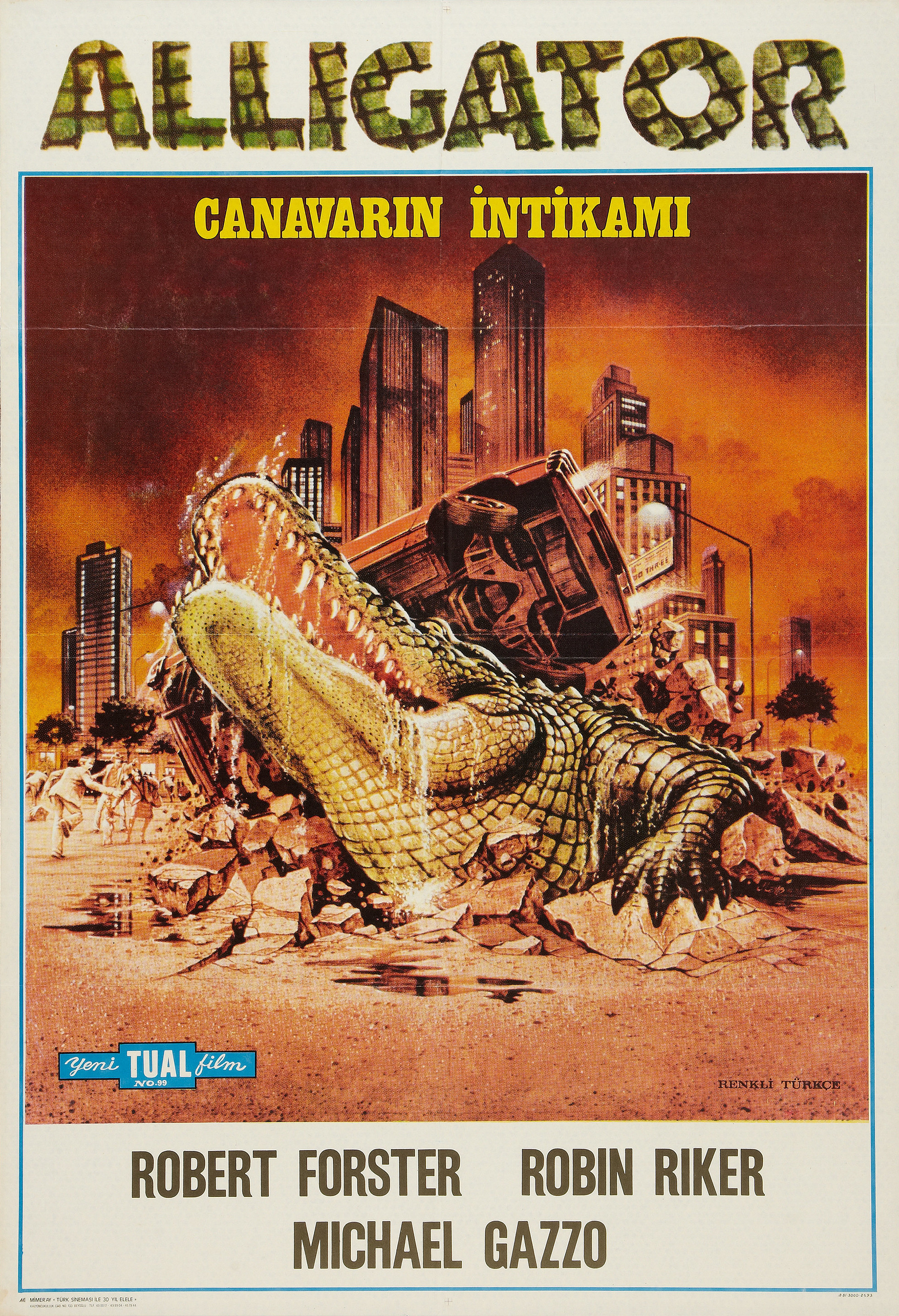 Mega Sized Movie Poster Image for Alligator (#3 of 4)