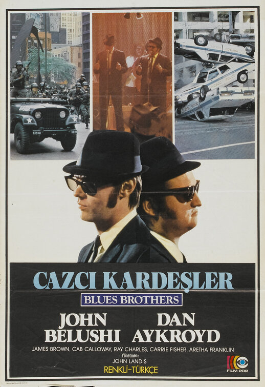 Akroyd and Belushi in Blues Brothers, 1980 Photograph Poster