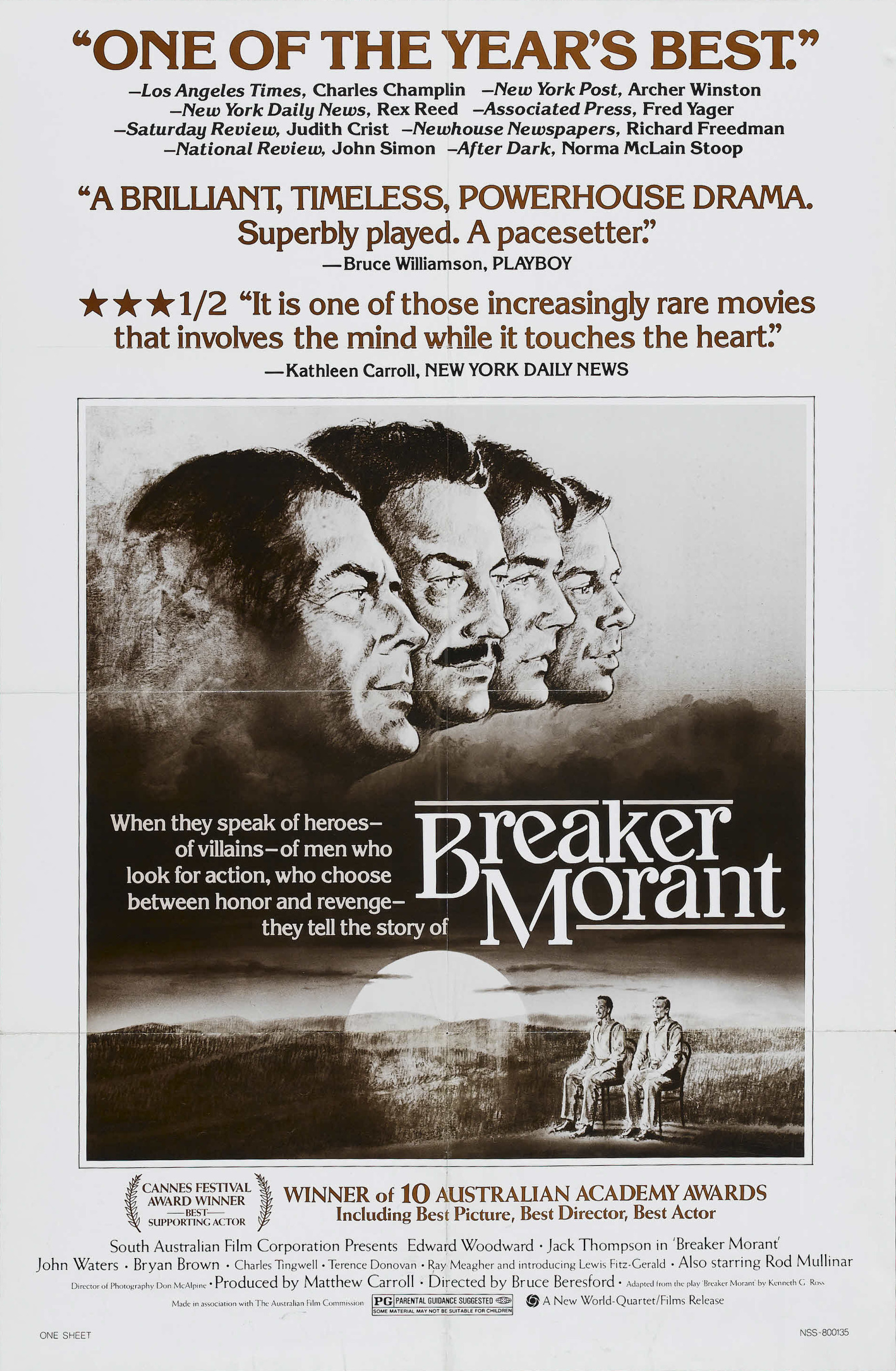 Mega Sized Movie Poster Image for Breaker Morant (#2 of 3)