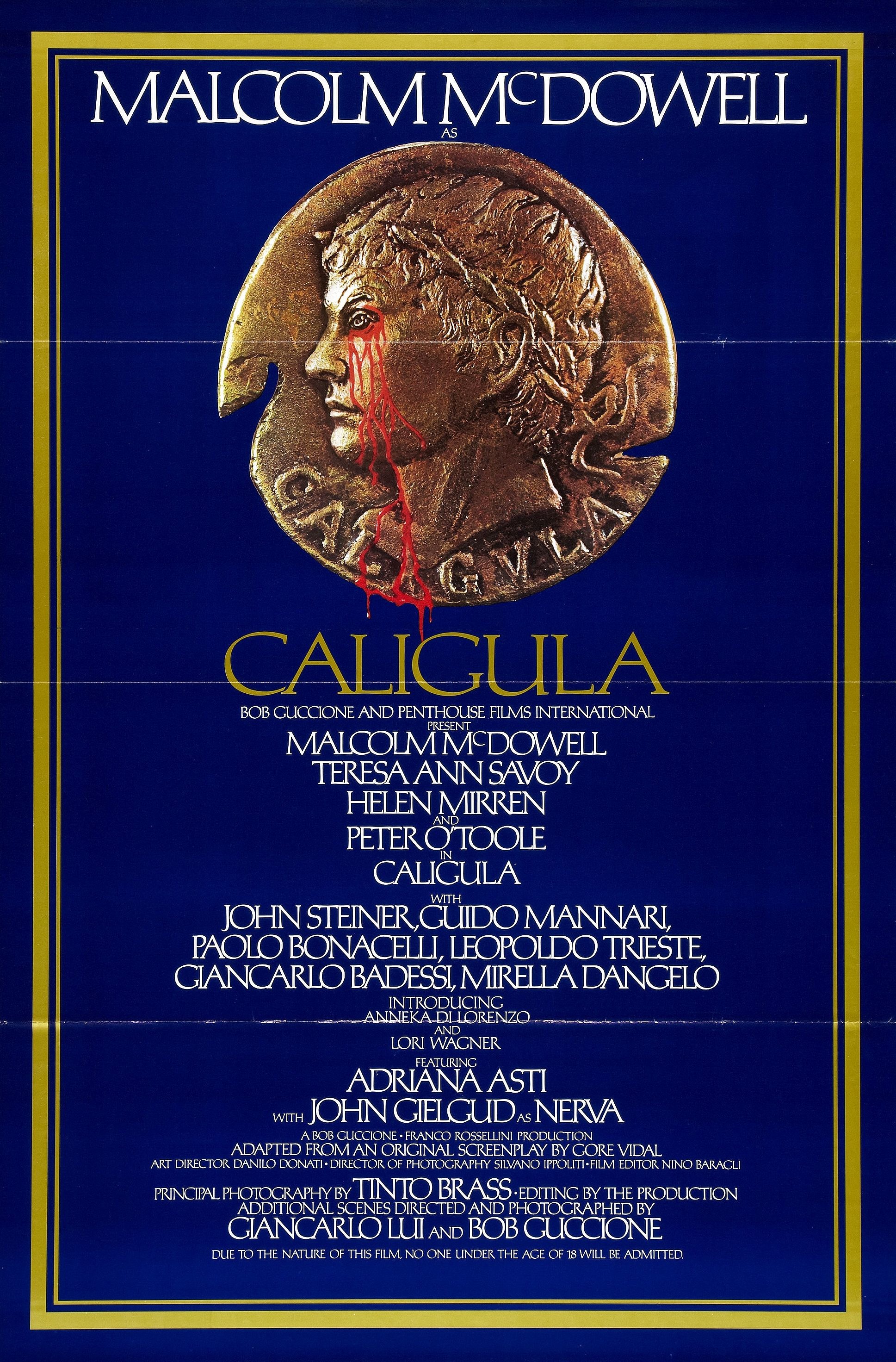 Mega Sized Movie Poster Image for Caligula (#1 of 3)